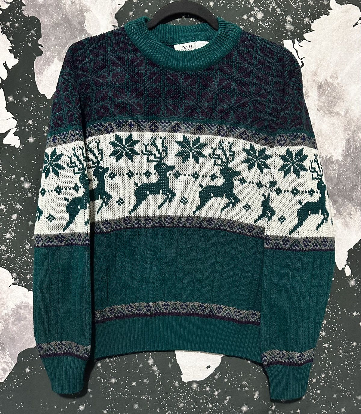 Other Ash Creek Reindeer Crewneck sweater Size US M / EU 48-50 / 2 - 1 Thumbnail