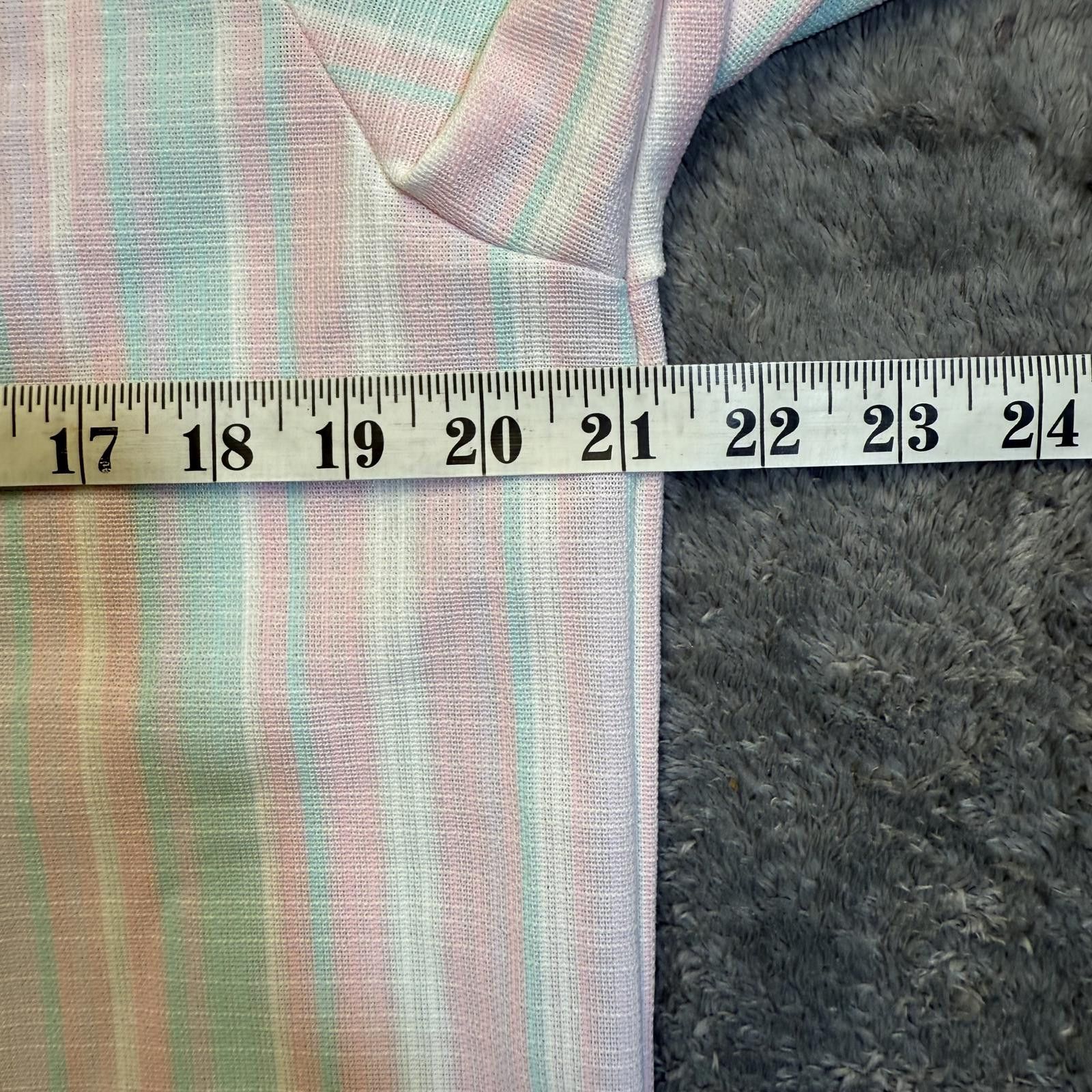 Other Vintage Cricket Lane Pastel Striped Blazer Coat Size US L / EU 52-54 / 3 - 5 Thumbnail