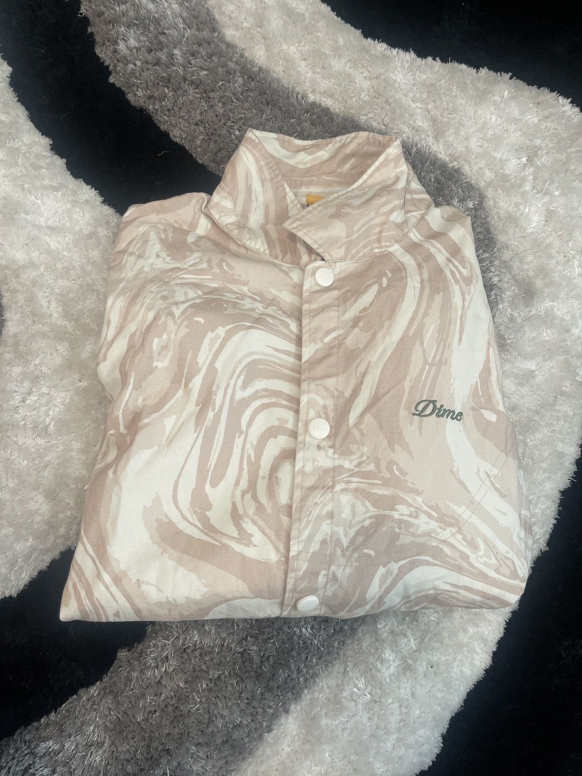 Dime Dime MTL Marble Coach Jacket Size US XL / EU 56 / 4 - 3 Thumbnail