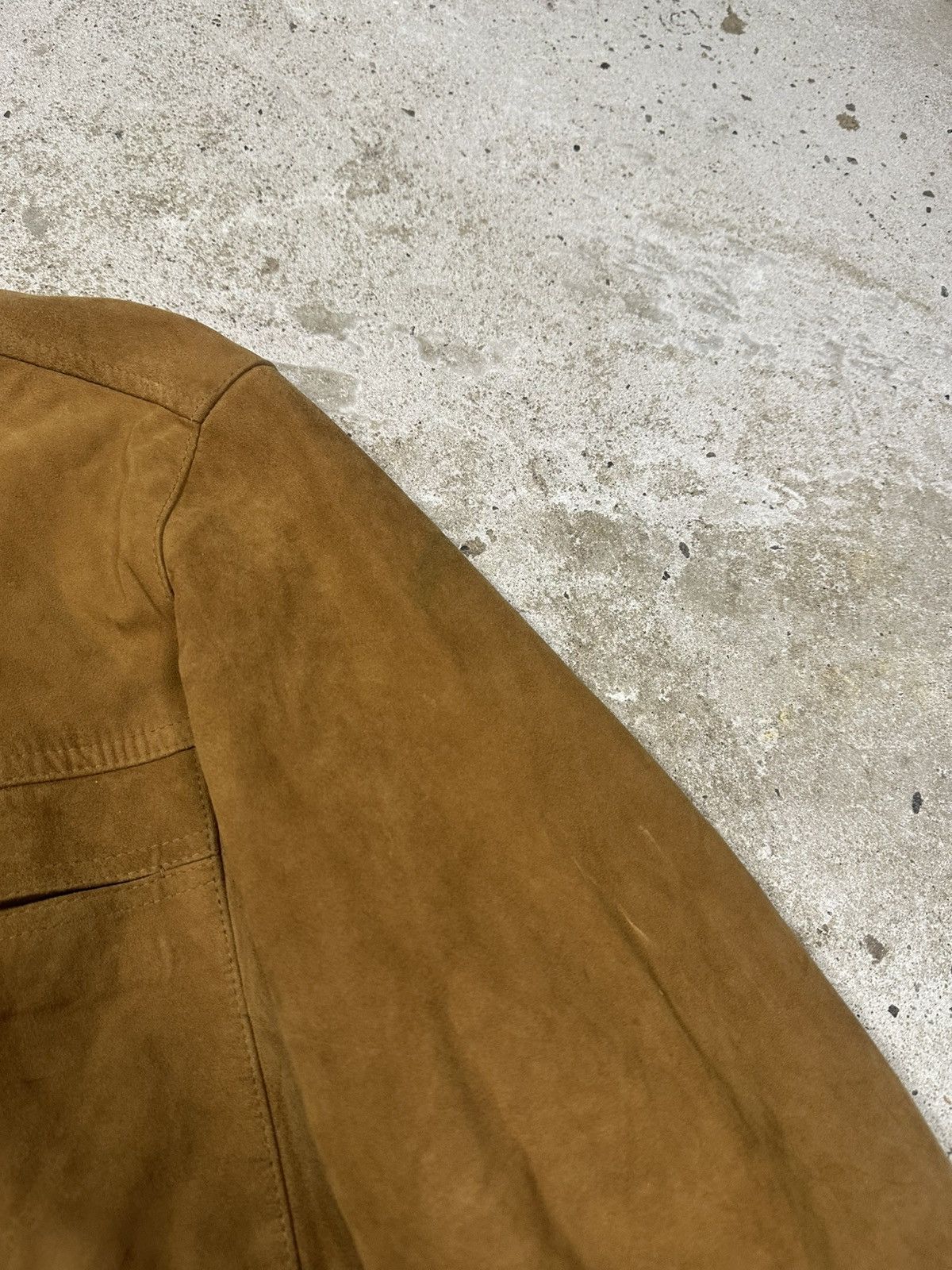 Hugo Boss Hugo Boss Goat Skin Leather Suede Jacket Distressed Size US XL / EU 56 / 4 - 6 Thumbnail