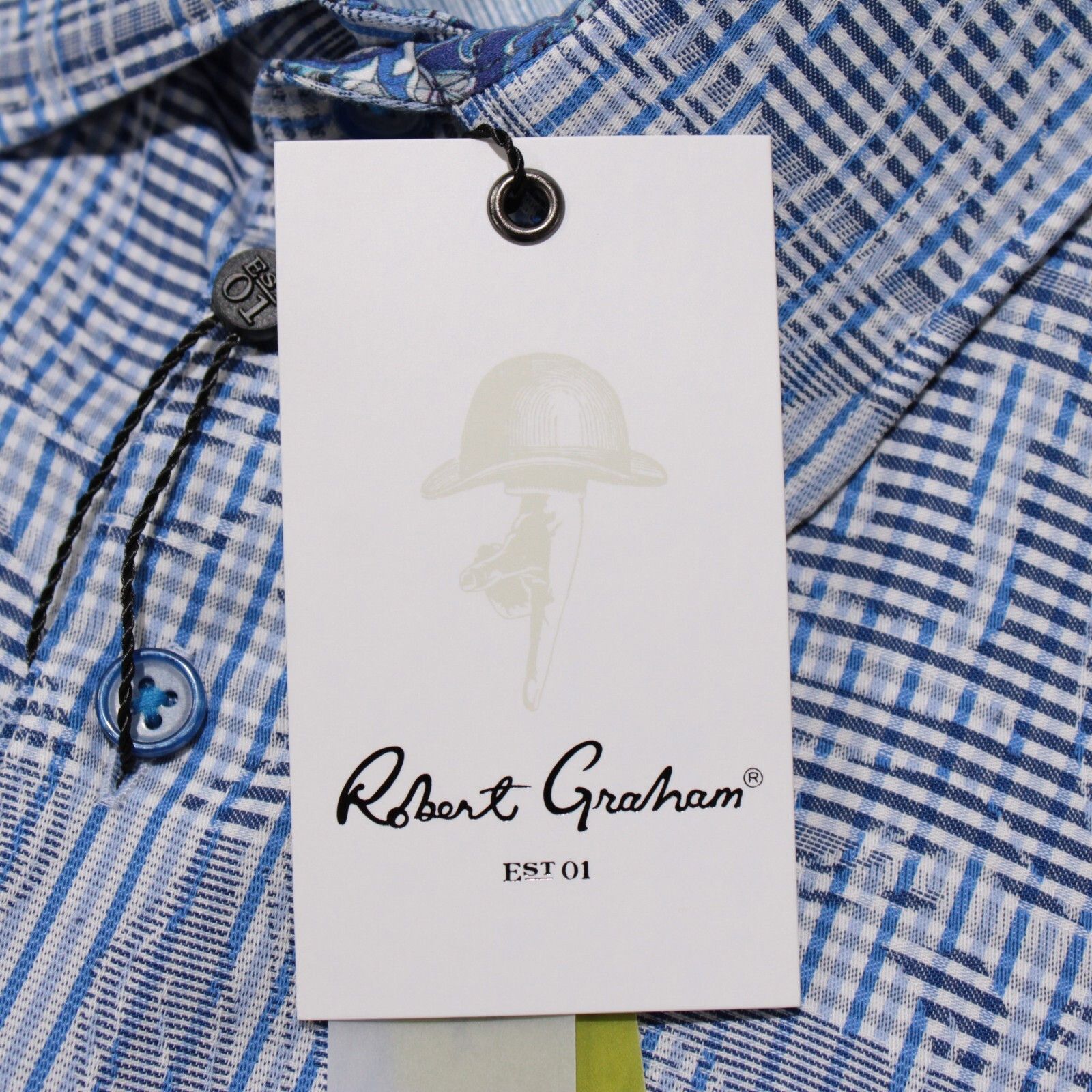 Robert Graham Robert Graham New with tags Shirt Size XL US In Blue Size US XL / EU 56 / 4 - 2 Thumbnail