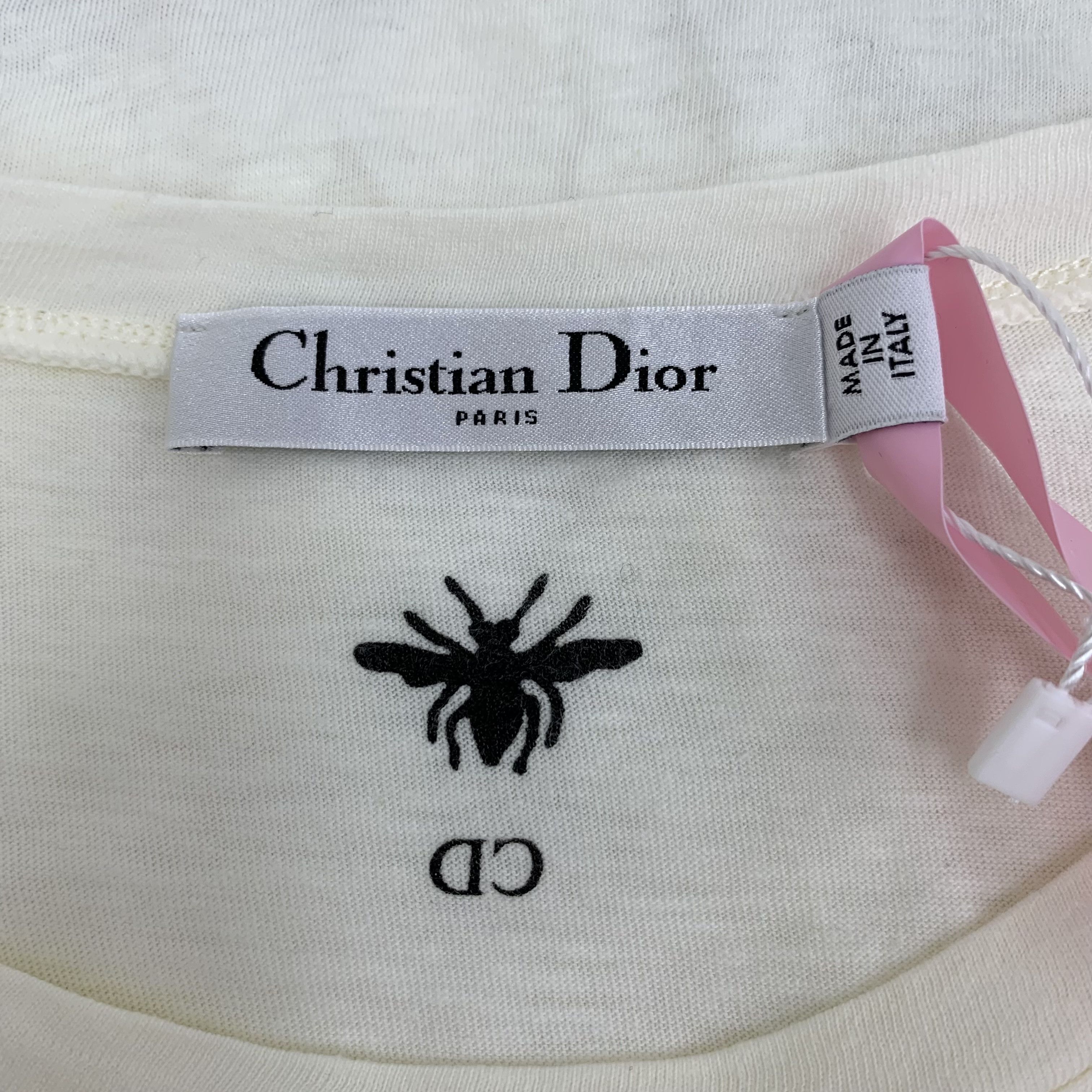 Dior Dior Graphic Tee Off-White Monster Print (Size L) Size L / US 10 / IT 46 - 2 Thumbnail