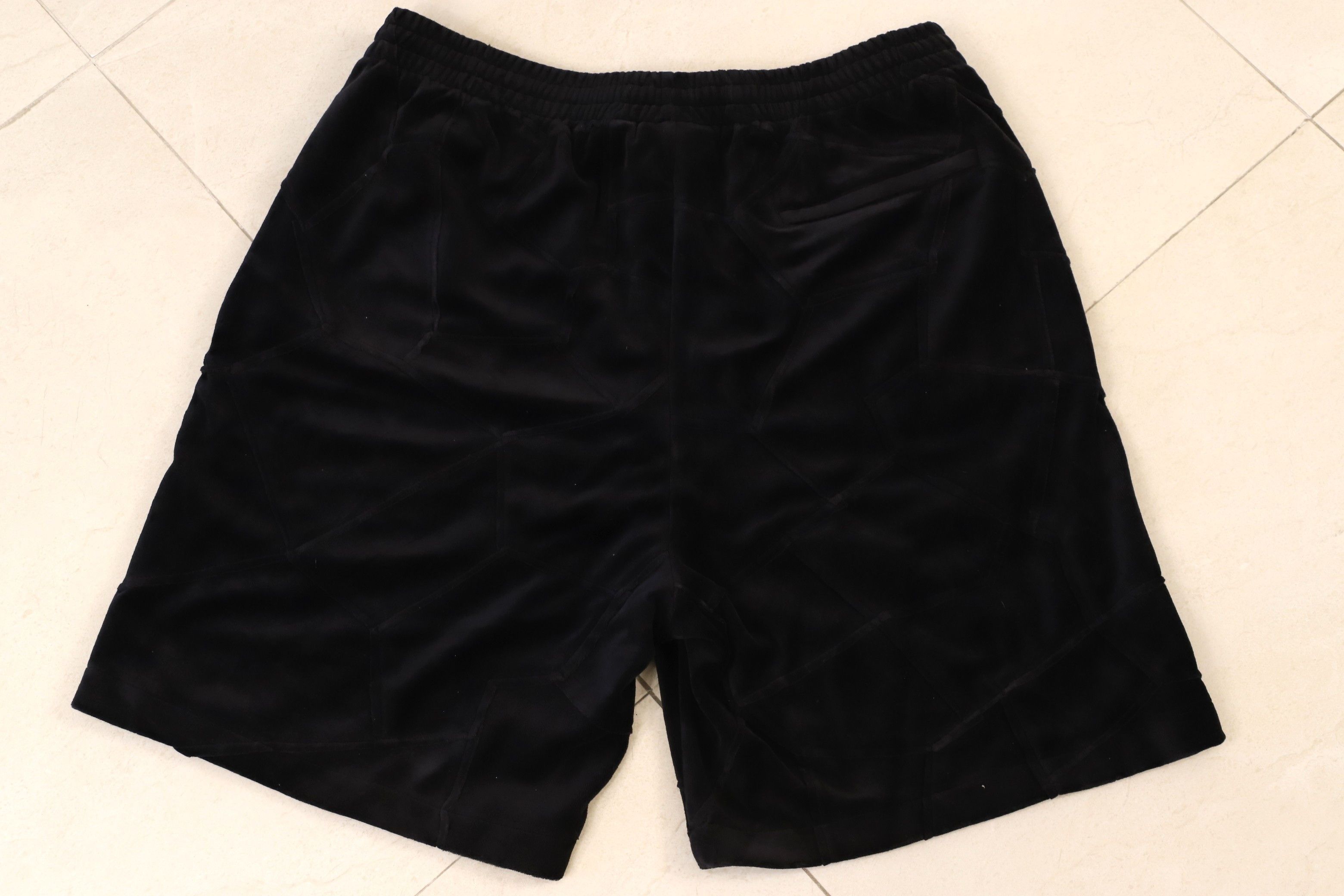 Supreme Supreme SS25 Patchwork Velour Short Black size Medium Size US 32 / EU 48 - 6 Thumbnail