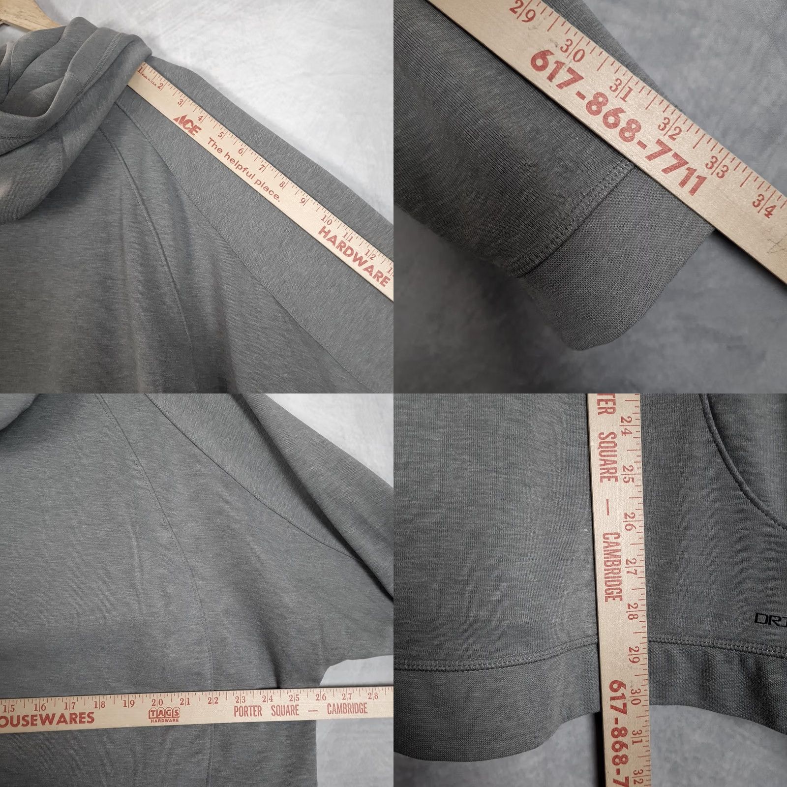 Jordan Brand Jordan Dri-FIT Hoodie Mens 2XL Gray Full Zip Jumpman Sweatshirt Size US XXL / EU 58 / 5 - 9 Thumbnail