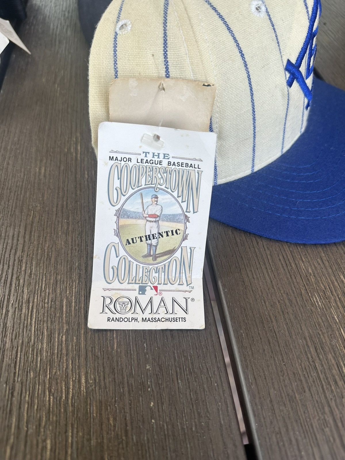 MLB Vintage Coopers Town collection BROOKLYN DODGERS Hat Size ONE SIZE - 5 Thumbnail