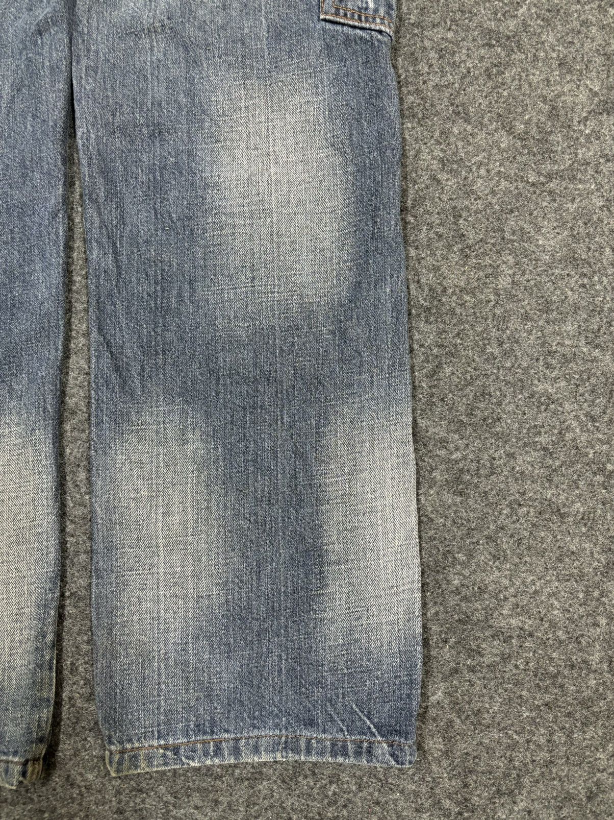 Japanese Brand 💥Sick 90s💥Rare Back Number 7 Pocket Double Knee Denim F932 Size US 30 / EU 46 - 9 Thumbnail
