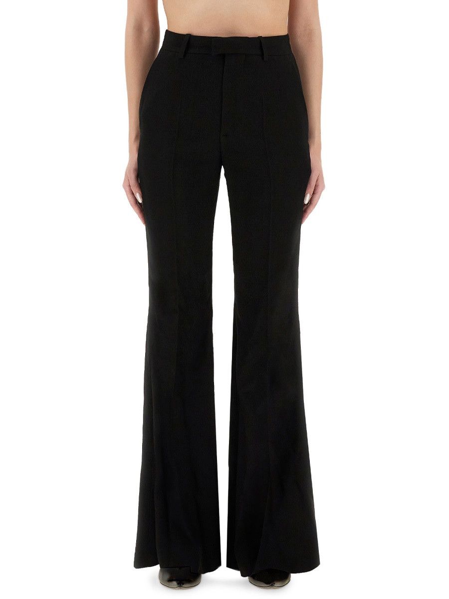 Balenciaga BALENCIAGA "FLARED" PANTS - BLACK (FR 36) Size 26" / US 2 / IT 38 - 1 Thumbnail