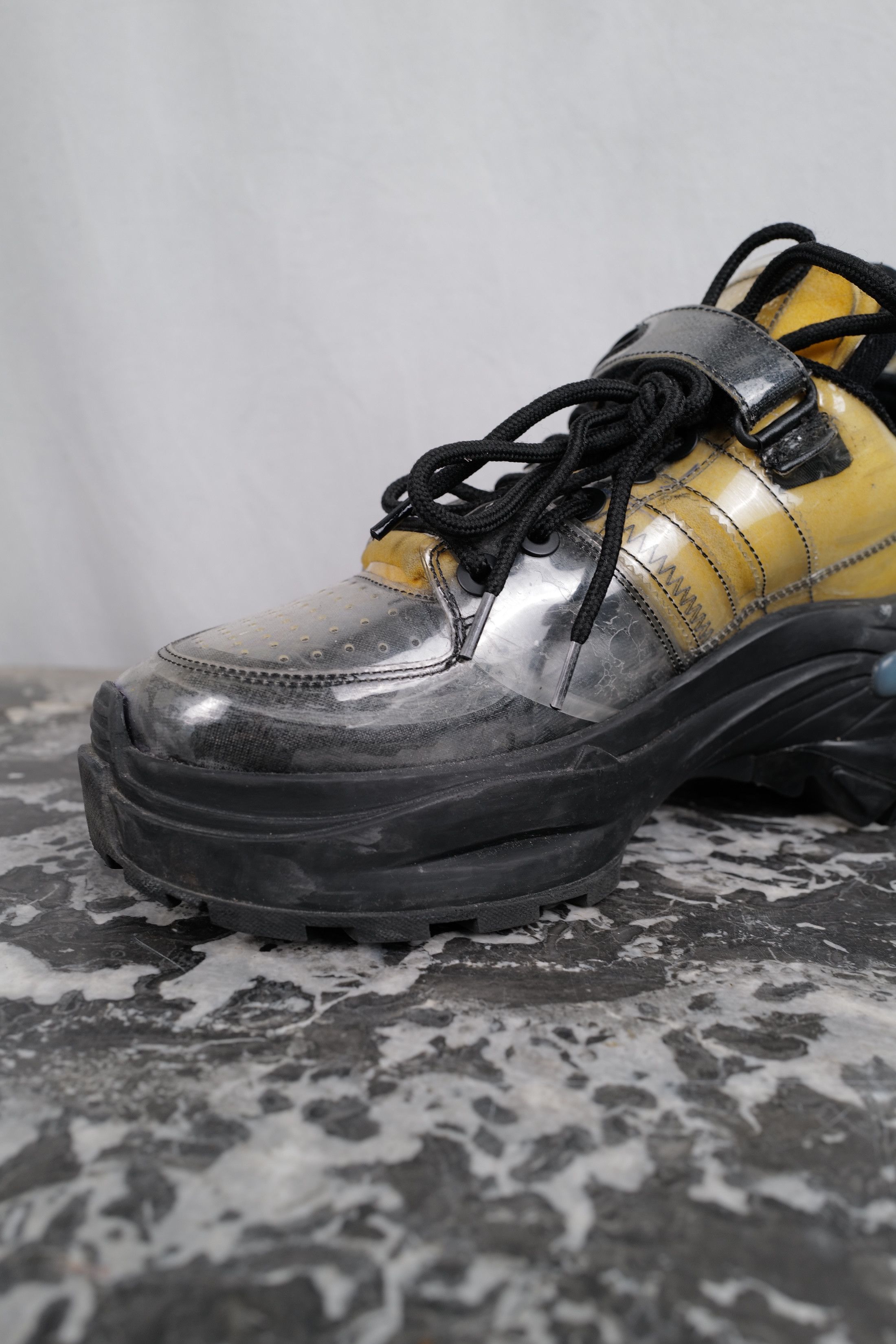 Maison Margiela Maison Margiela PVC Clear Retro Fit Chunky Sole Sneaker Size US 8 / EU 41 - 7 Thumbnail