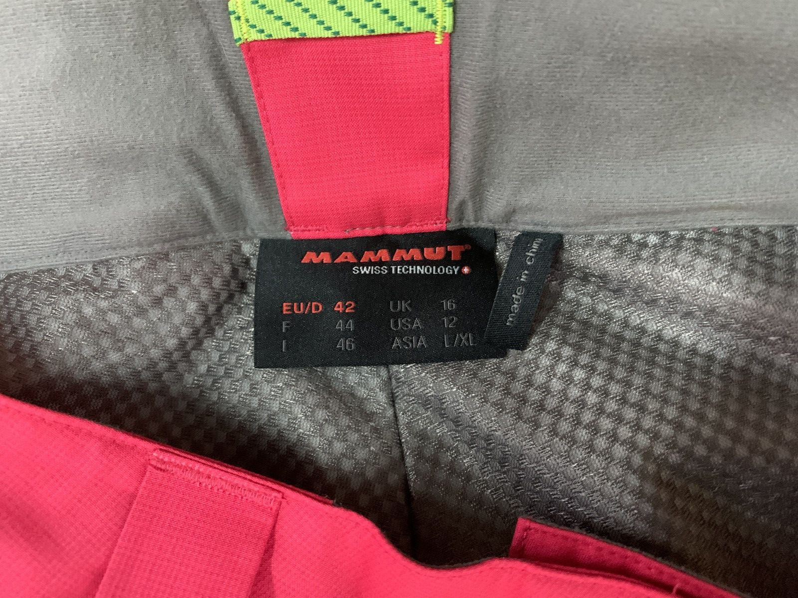 Mammut Mammut Dry Tech Pants Snowboard Ski Winter Trousers 42 UK 16 Size 34" / US 12 / IT 48 - 6 Thumbnail