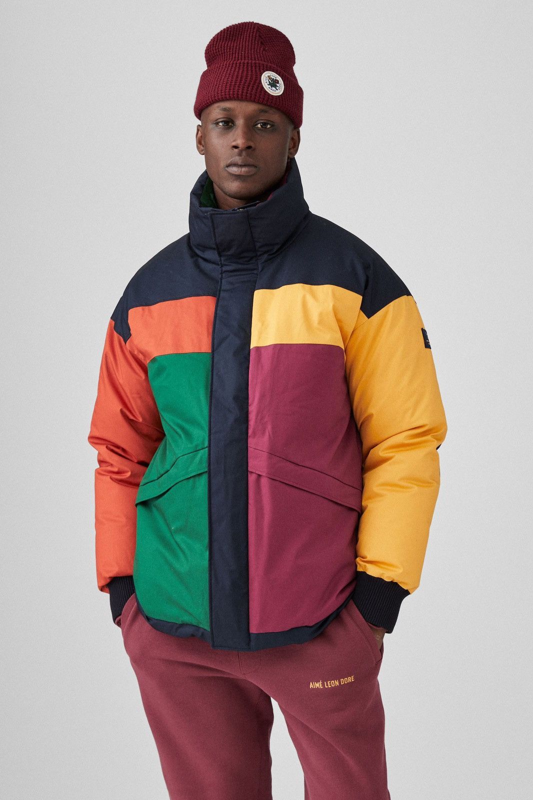 Aime Leon Dore Aime Leon Dore X Woolrich Color Blocked Down Jacket Size US L / EU 52-54 / 3 - 9 Thumbnail