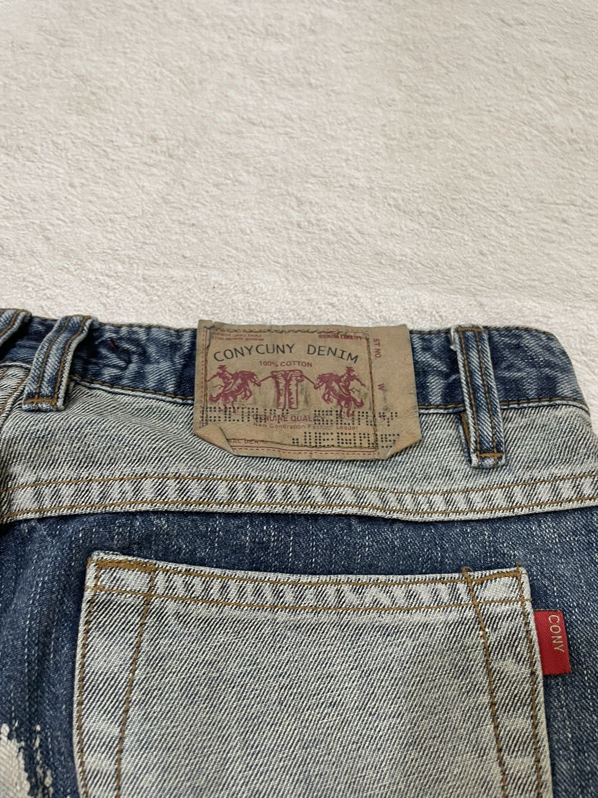 Hysteric Glamour 00s Conycuny Y2K Graphic Printed Denim Wide Leg Archive Size US 33 - 11 Thumbnail