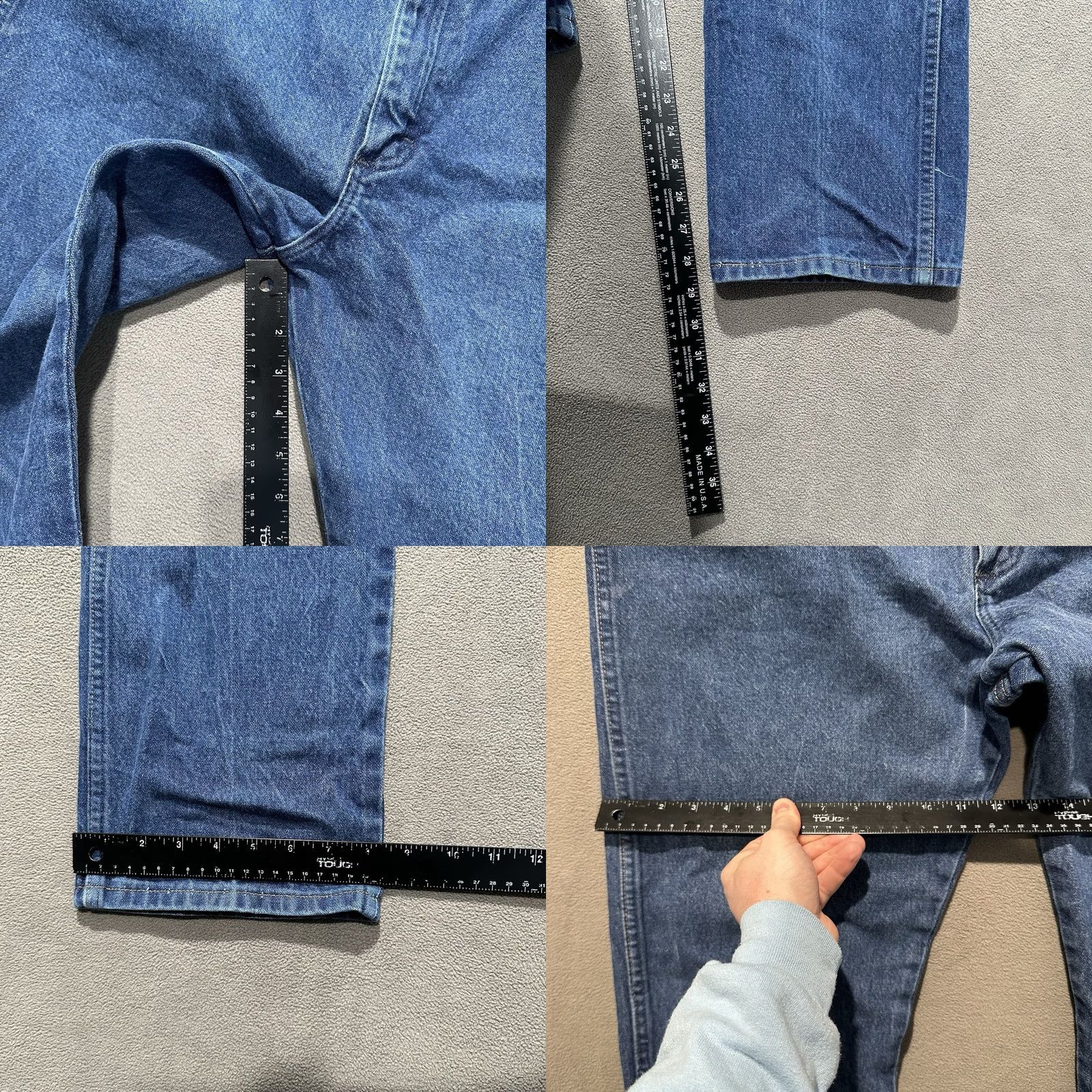 Wrangler VINTAGE Wrangler Jeans Mens 40x30 Blue Denim Cowboy Cut 13MWZ Size US 40 / EU 56 - 8 Thumbnail