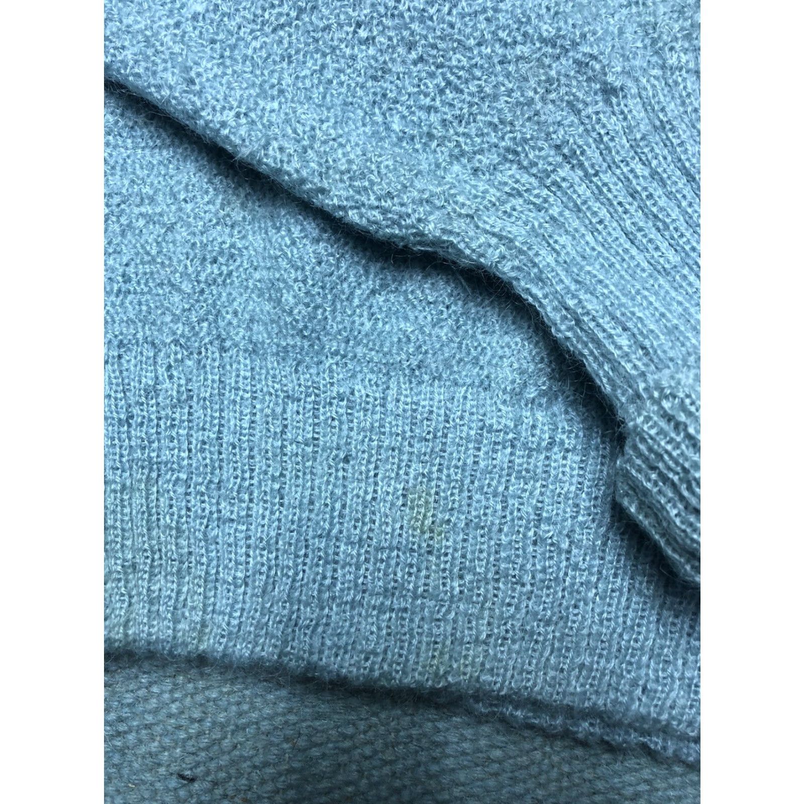 Vintage VINTAGE Mohair Sweater Drummond 1960s 75% Mohair Lansing Wool Medium Light Blue Women/Men? Size US M / EU 48-50 / 2 - 7 Thumbnail