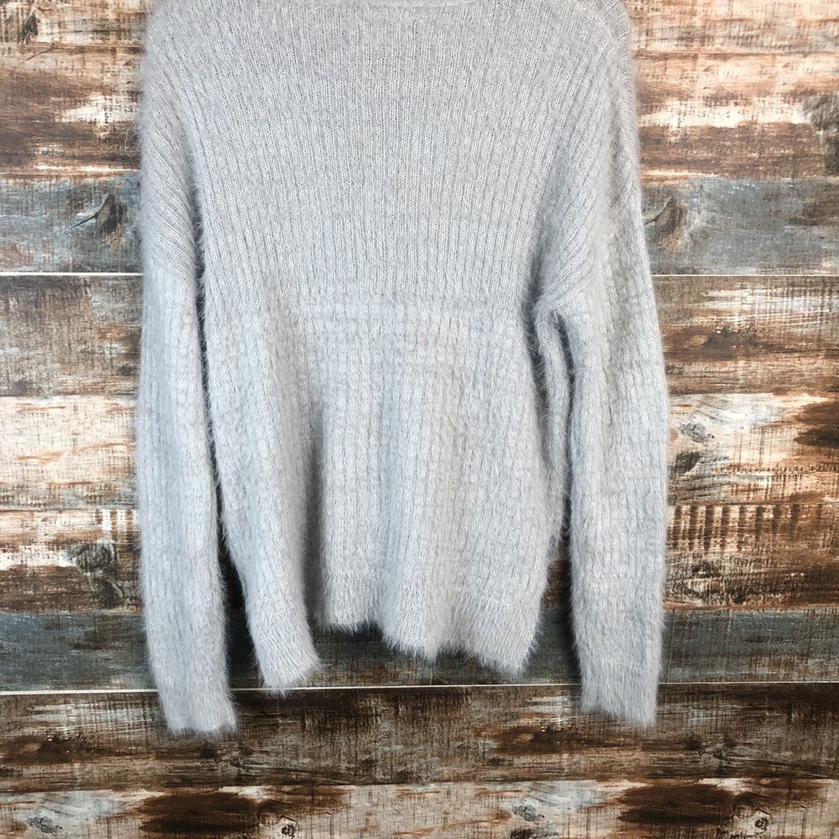 DL Ozoc Grey Mohair Knitwear #C369