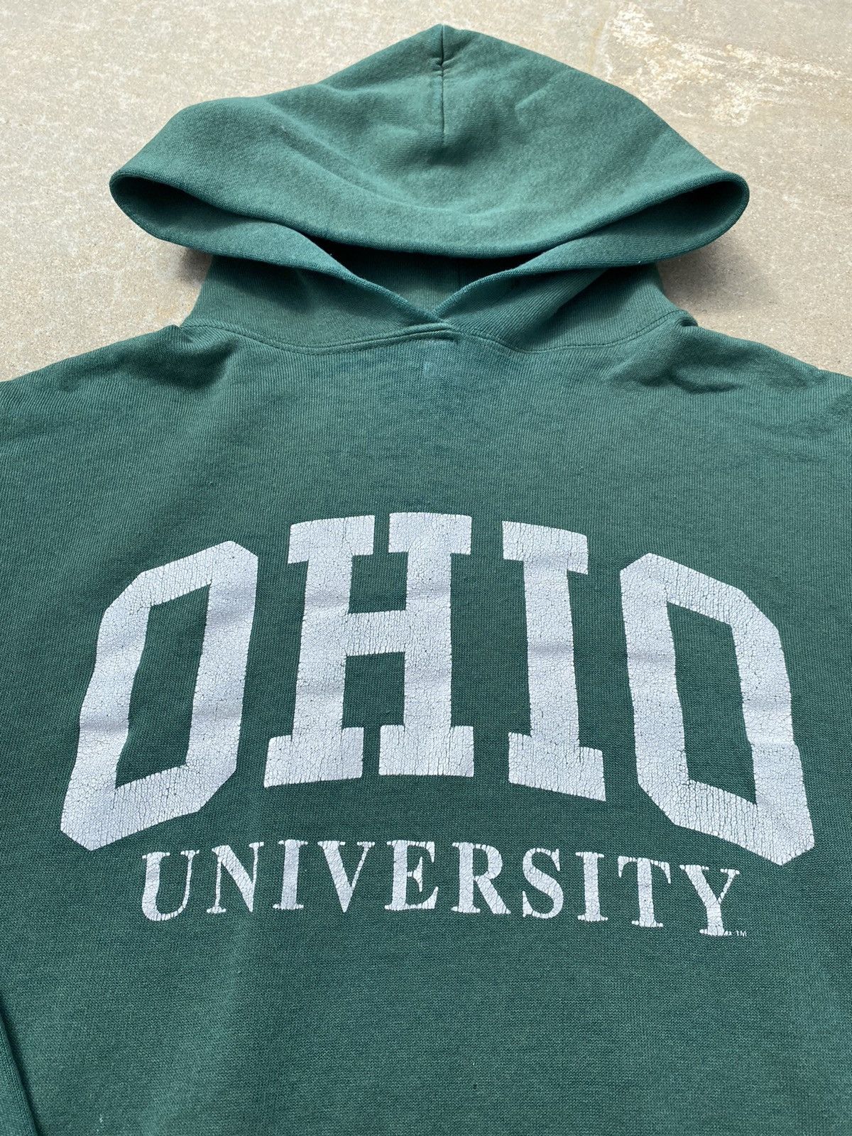 Vintage VINTAGE Ohio University Distressed Hoodie Size US M / EU 48-50 / 2 - 3 Thumbnail