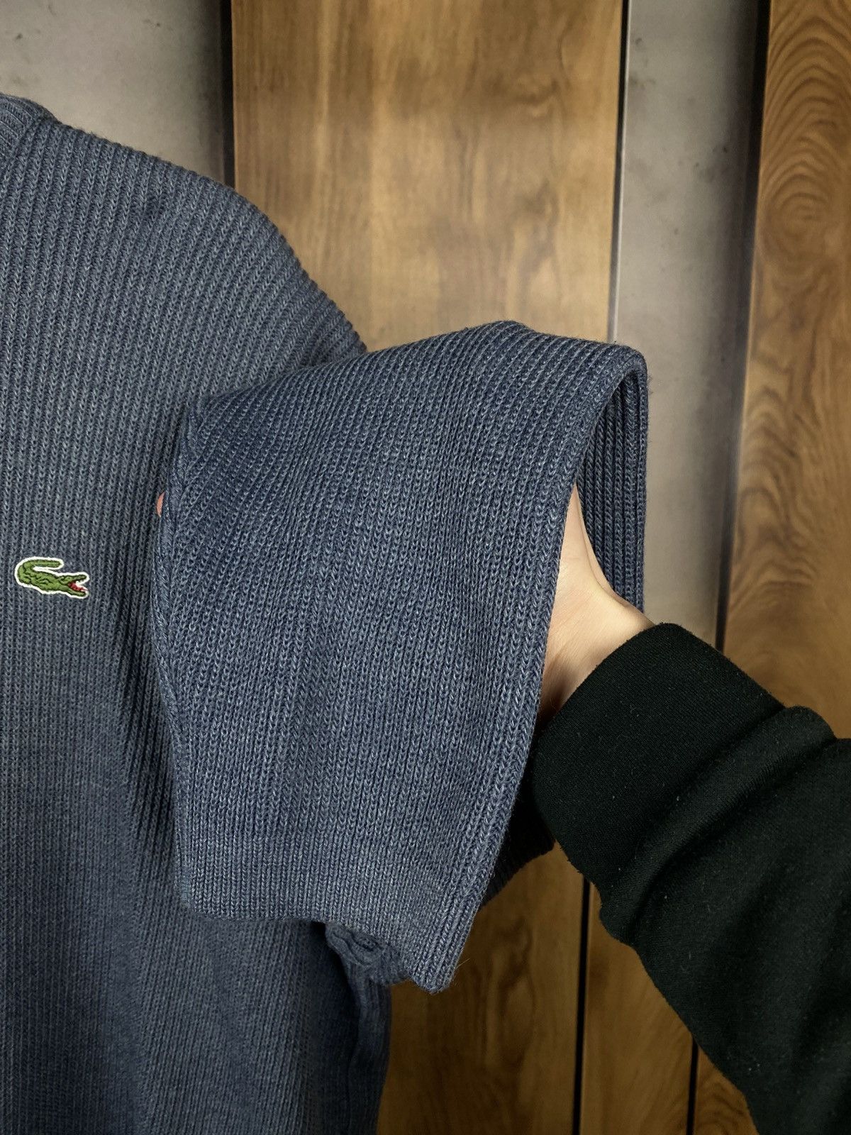 Lacoste 🐊Vintage 90s Sweatshirt Sweater Lacoste Knit Made In France🐊 Size US XL / EU 56 / 4 - 8 Thumbnail