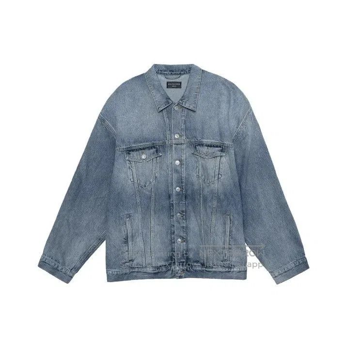 Balenciaga Balenciaga SS23 Washed Denim Jacket for Men. Size US M / EU 48-50 / 2 - 1 Thumbnail