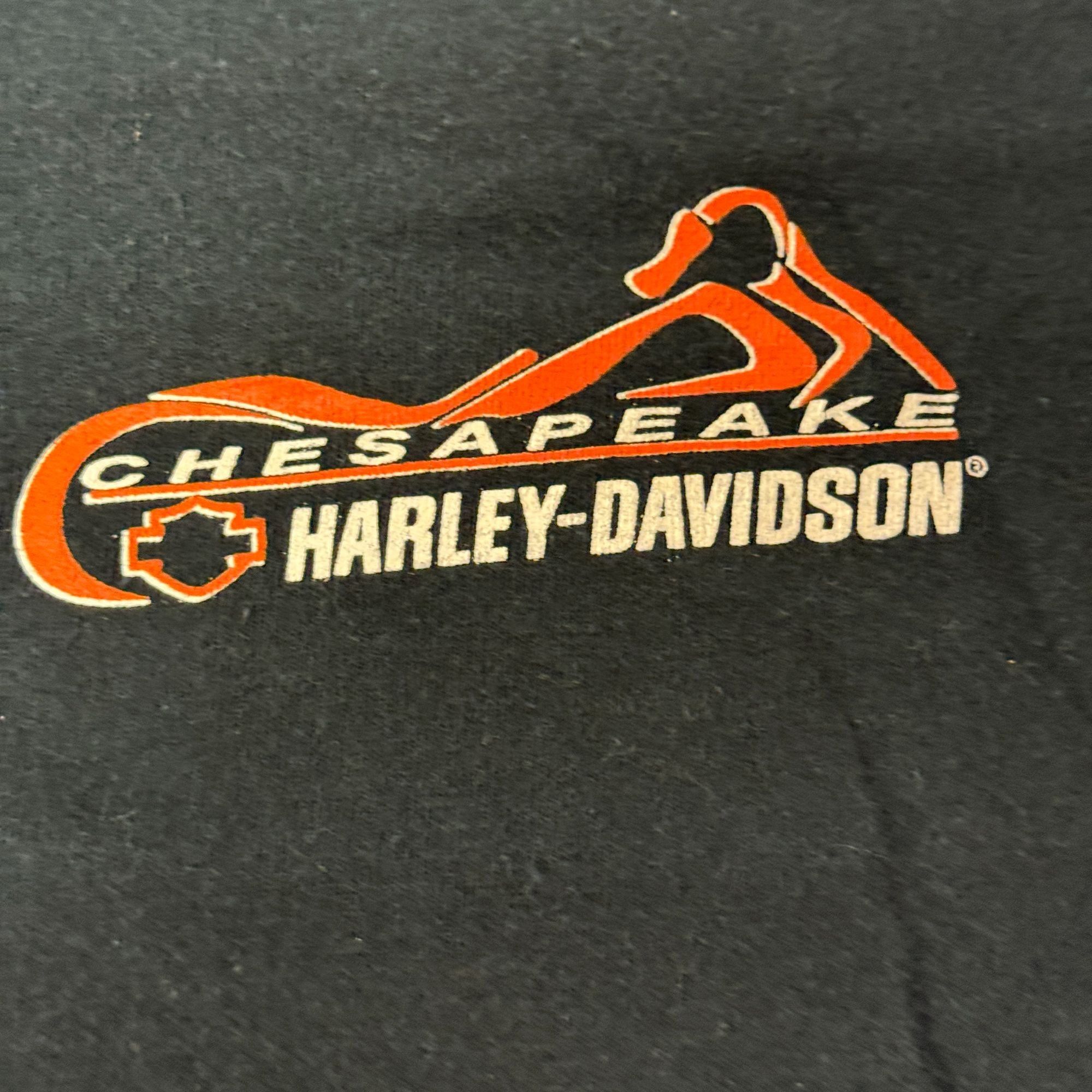 Harley Davidson H-D CHESAPEAKE Darlington Maryland Motorcycle Biker T Shirt Size US L / EU 52-54 / 3 - 3 Thumbnail