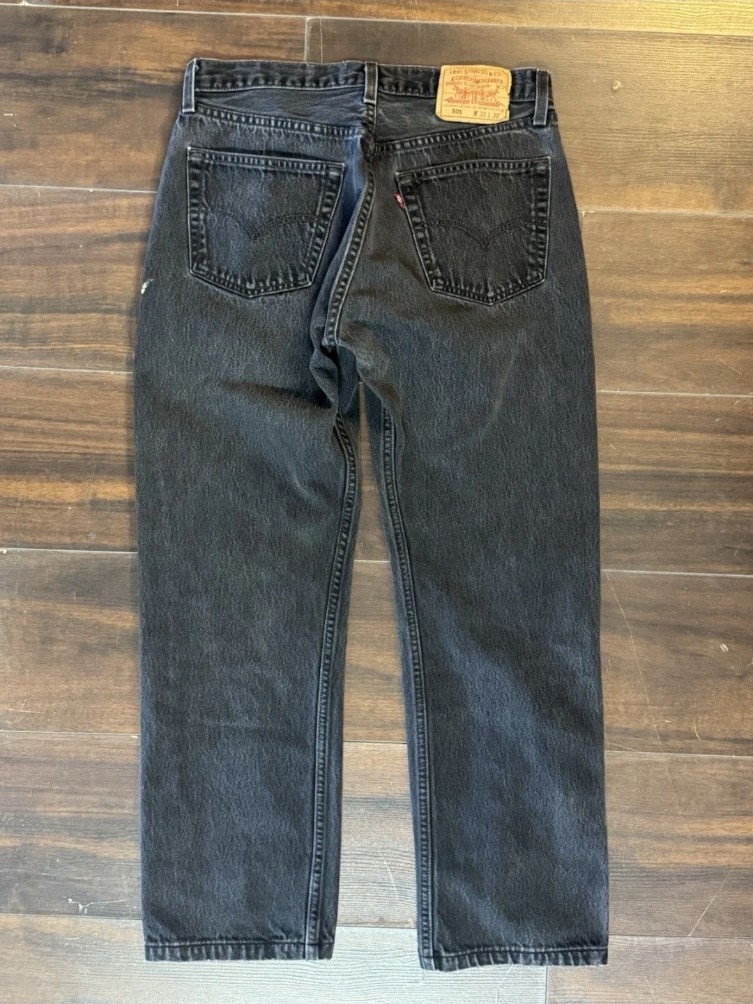 Levi's Vintage Levis 501 faded black made in USA Size US 32 / EU 48 - 2 Thumbnail