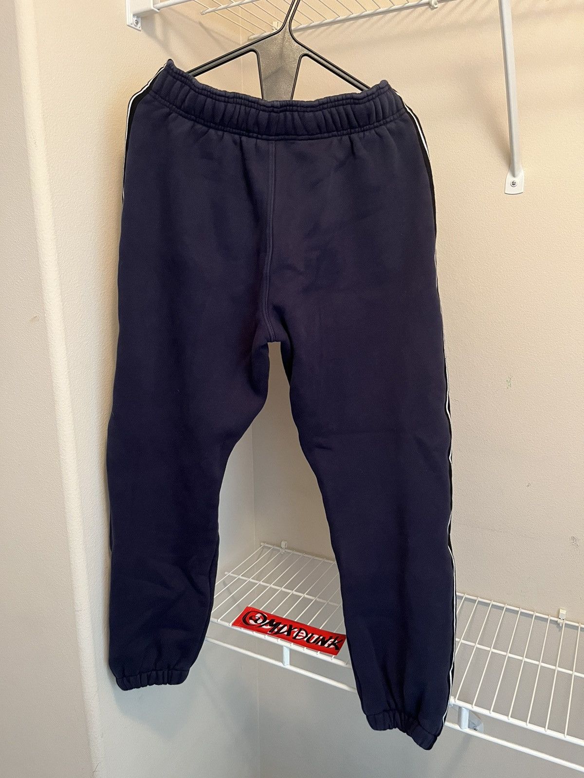 FUCT FUCT OG LOGO RIBBED SWEATPANTS NAVY Size US 30 / EU 46 - 2 Thumbnail