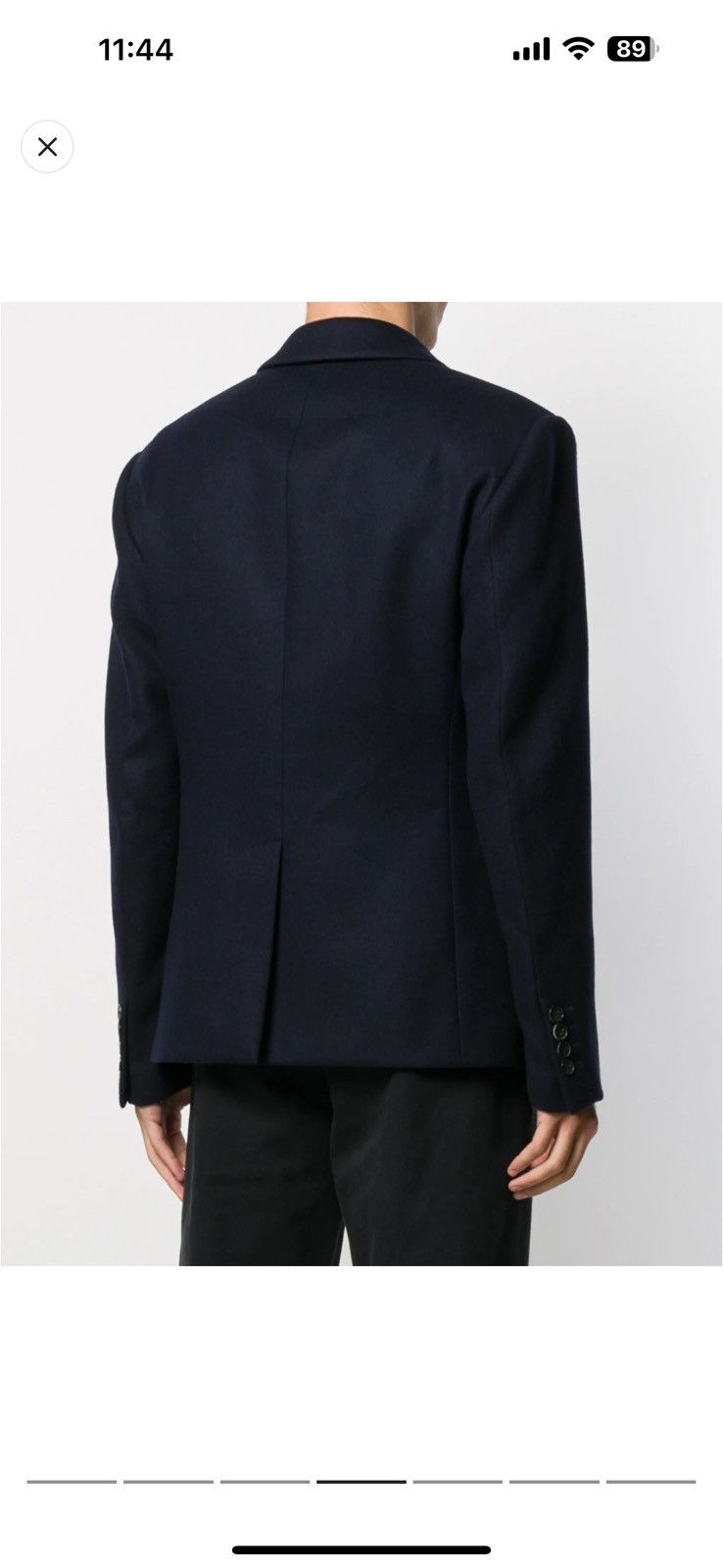 Prada Unworn new Prada Navy Blue heavy wool blazer Size 52R - 8 Thumbnail
