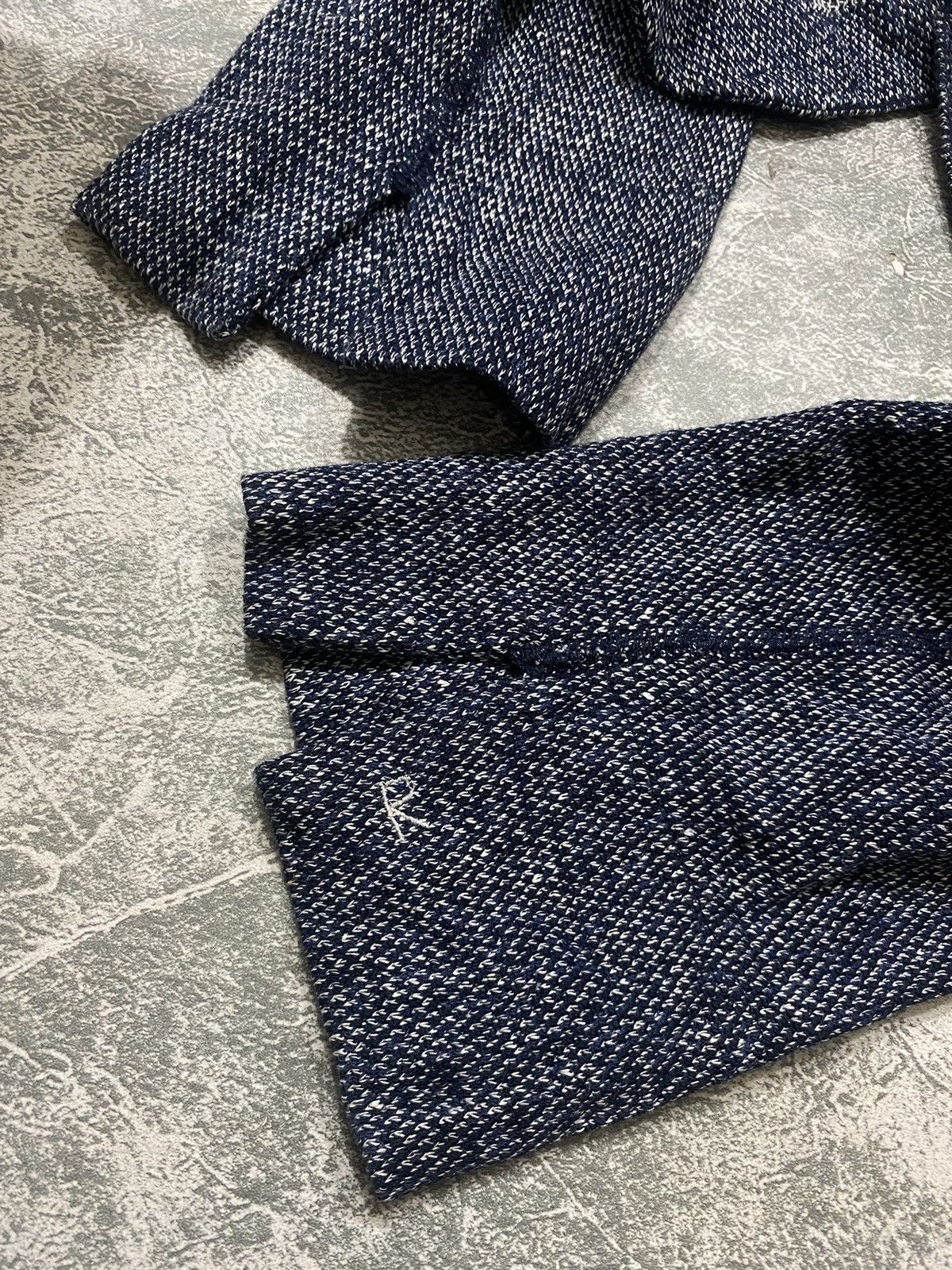 45rpm × Japanese Brand R by 45Rpm Denim Blazer Size XS / US 0-2 / IT 36-38 - 4 Thumbnail