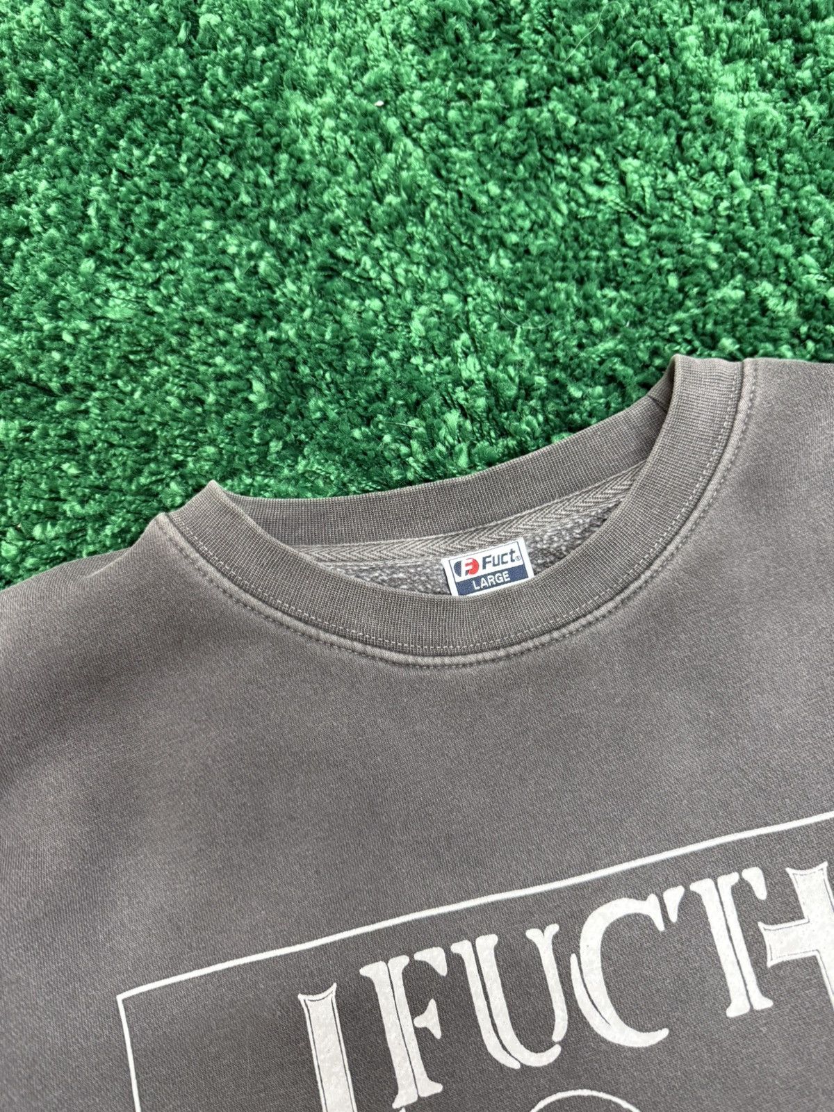 FUCT Fuct Flipped Cross Beheading Sweatshirt Grey Large Size US L / EU 52-54 / 3 - 4 Thumbnail