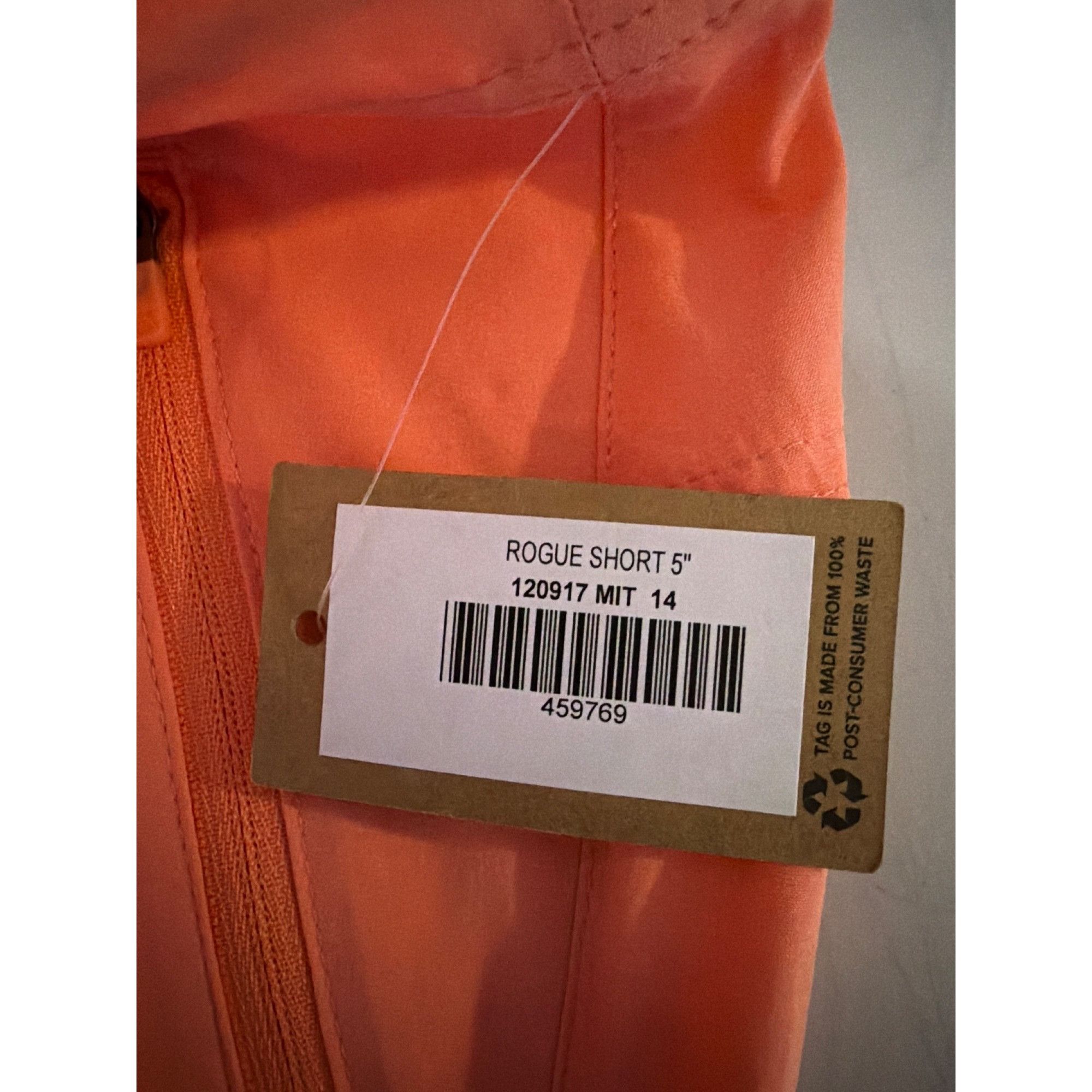 Other NWT Title Nine Rogue 5" Shorts Women's 14 Orange Peach UPF 5 Size 36" / US 14 / IT 50 - 9 Thumbnail