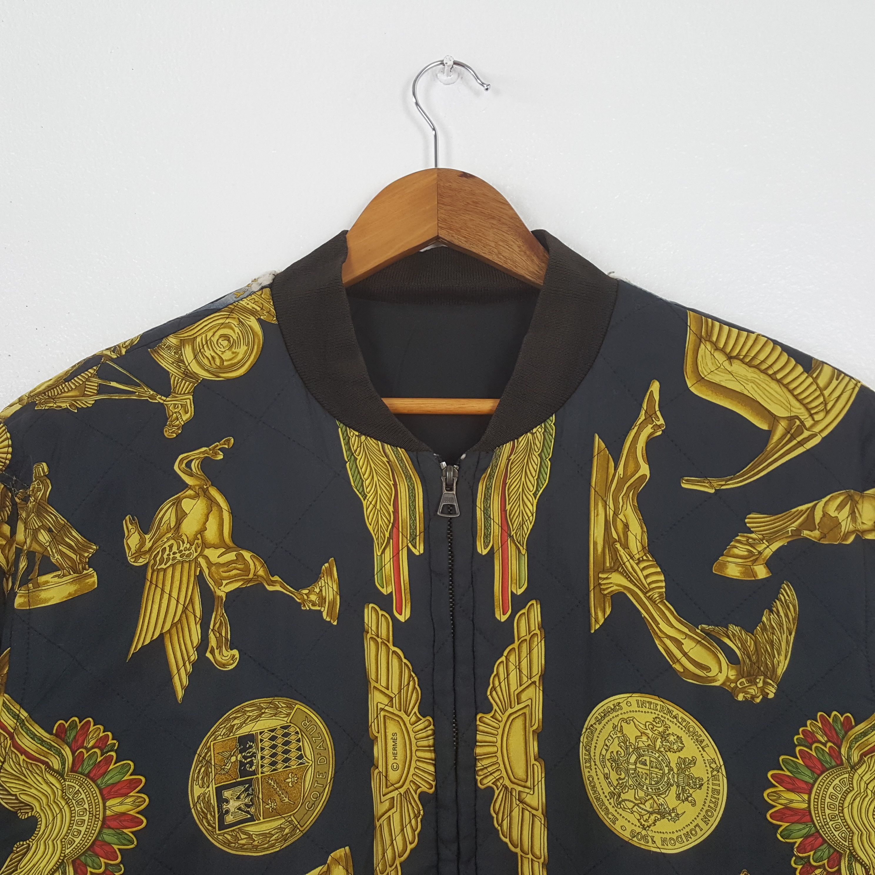 Hermes Vintage Hermes Paris Luxury Fashion Brand Jacket C320N16 Size US XXL / EU 58 / 5 - 2 Thumbnail