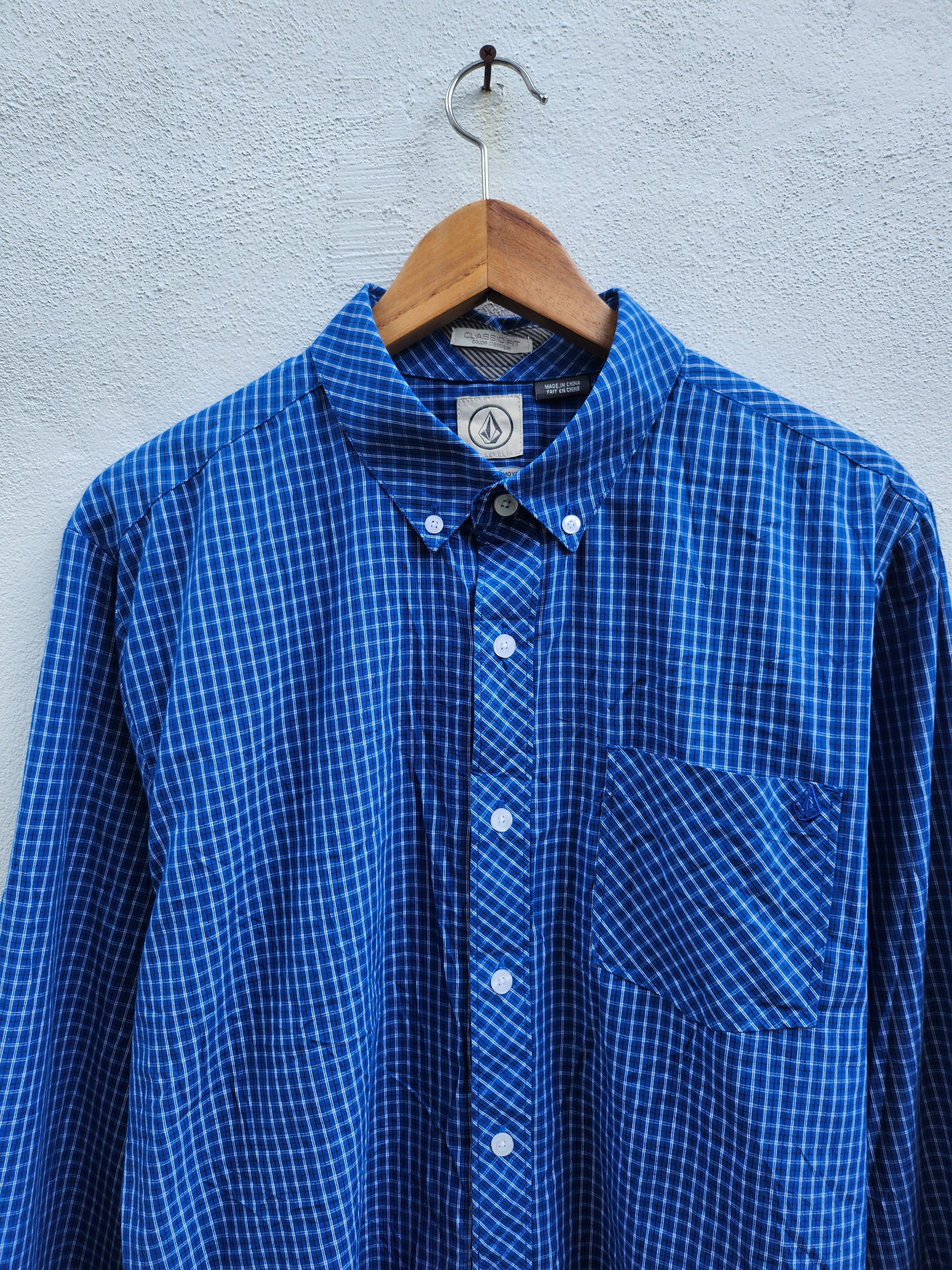 Japanese Brand × Volcom 💥Volcom Classic Fit Long Sleeve Oxford Shirt Size US M / EU 48-50 / 2 - 3 Thumbnail