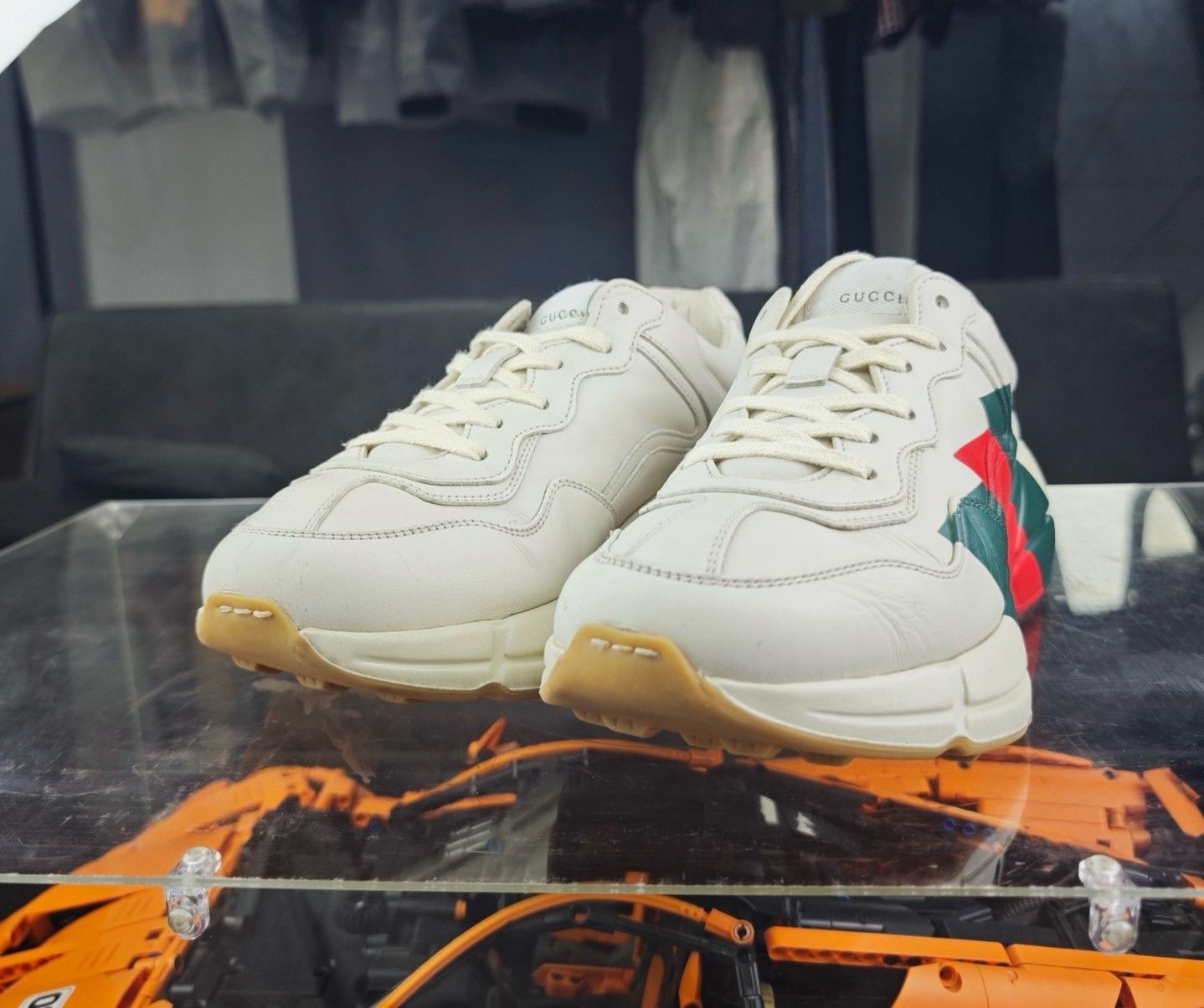 Gucci Gucci Printed Lowtop Sneakers 9 Men Size US 9 / EU 42 - 1 Thumbnail