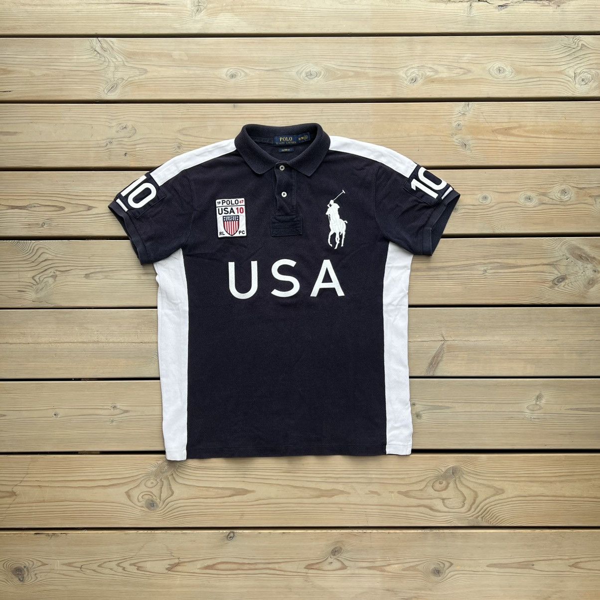 Polo Ralph Lauren Vintage 00s Big Pony Chief Keef USA Polo
