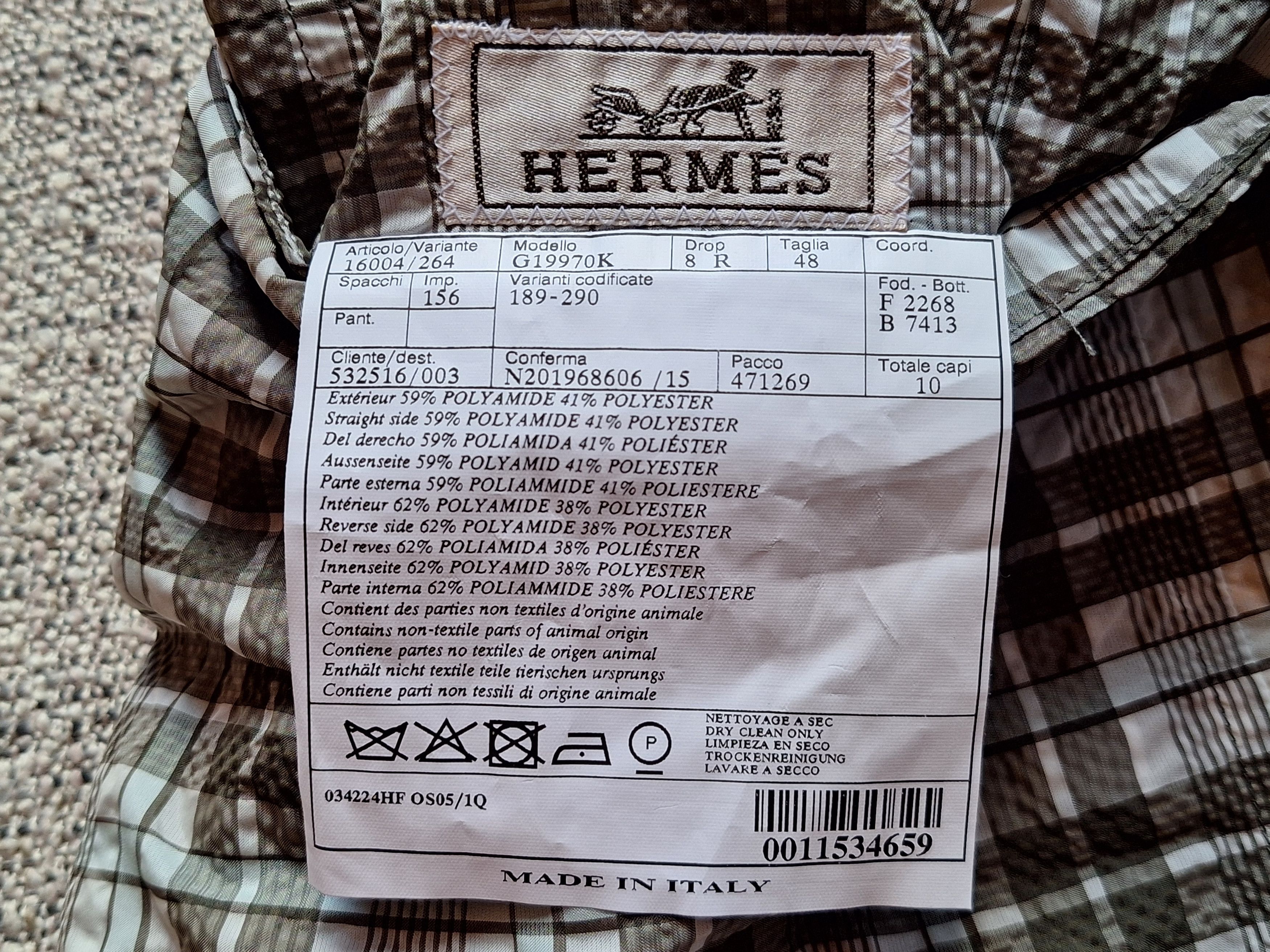 Hermes Hermes / Reversible Men's Jacket Size US M / EU 48-50 / 2 - 6 Thumbnail