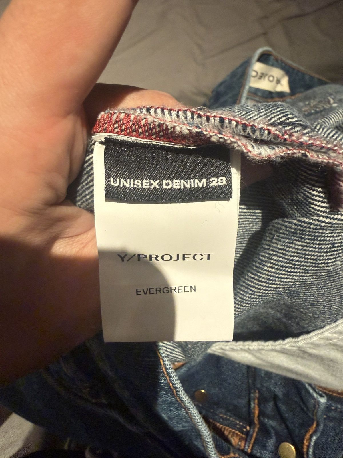 Y/Project Y/PROJECT Asymmetric Waist Denim Jeans – Glenn Martens Era Size 27" / US 4 / IT 40 - 4 Thumbnail