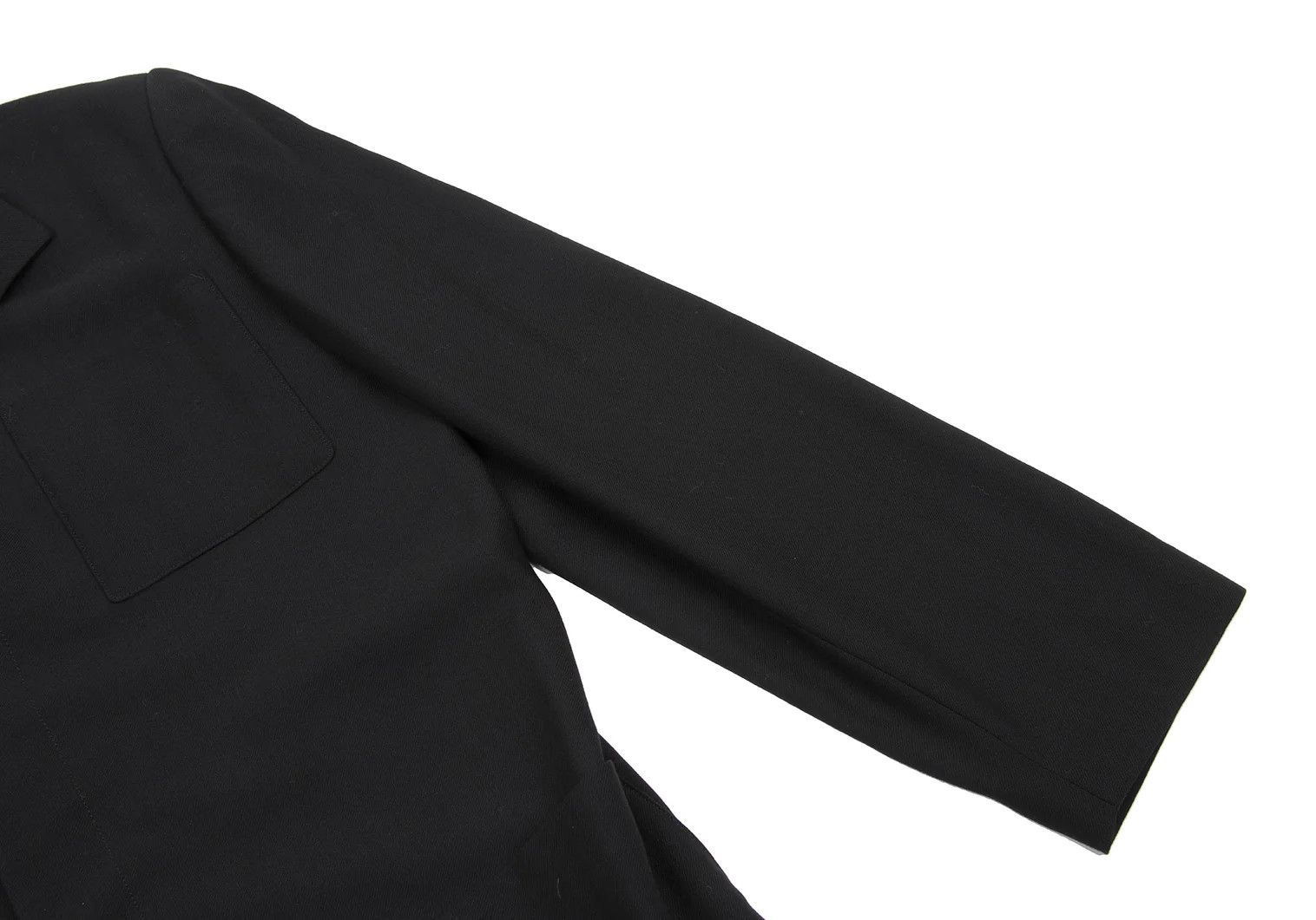 Jean Paul Gaultier Wool Lapel Design Fly Front Jacket in Black Size 48 Size US M / EU 48-50 / 2 - 5 Thumbnail