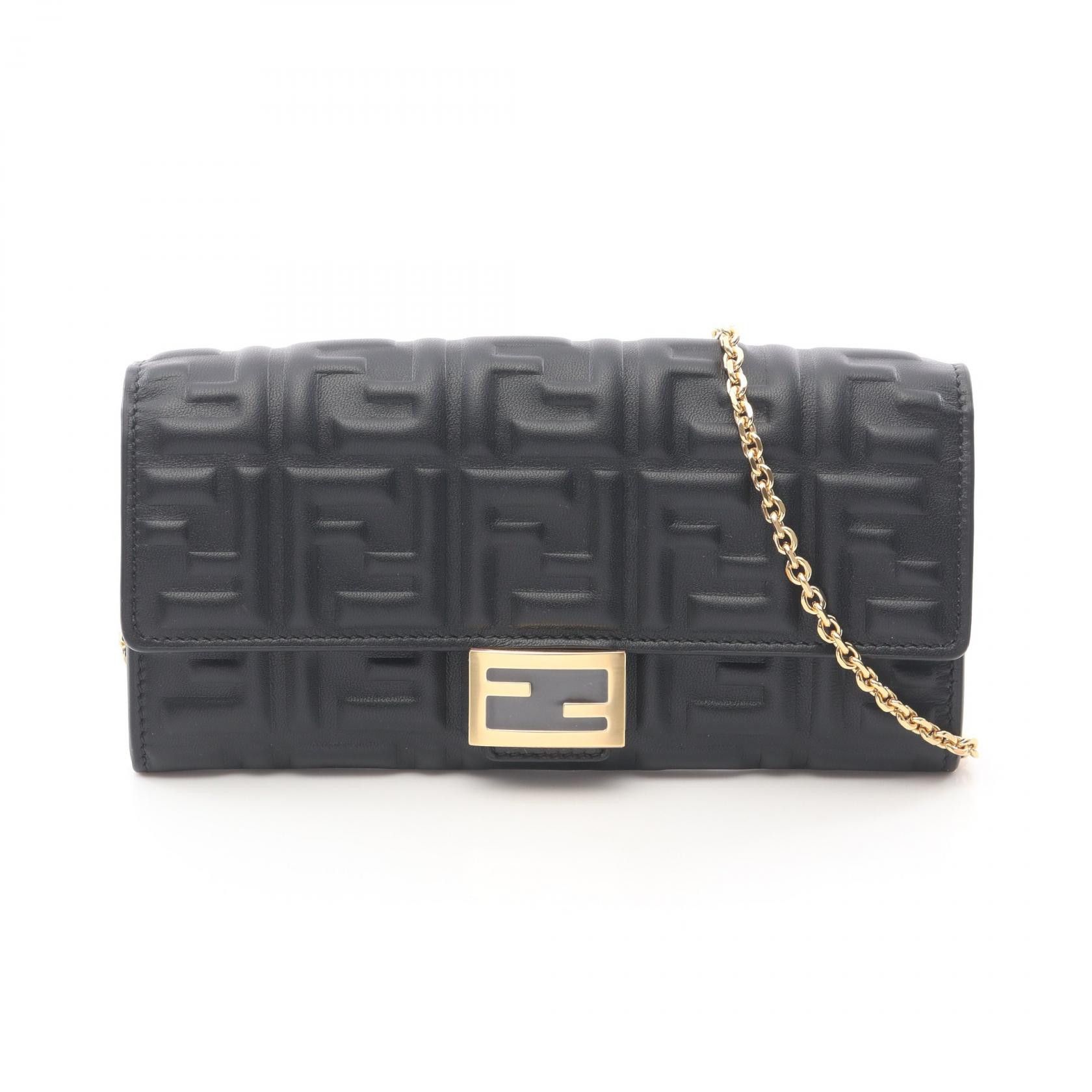 Fendi Fendi Fendi Baguette Leather Shoulder Bag Leather Shoulder Bag 8M0365AAJDF0KUR DUTY FREE for USA Size ONE SIZE - 1 Thumbnail