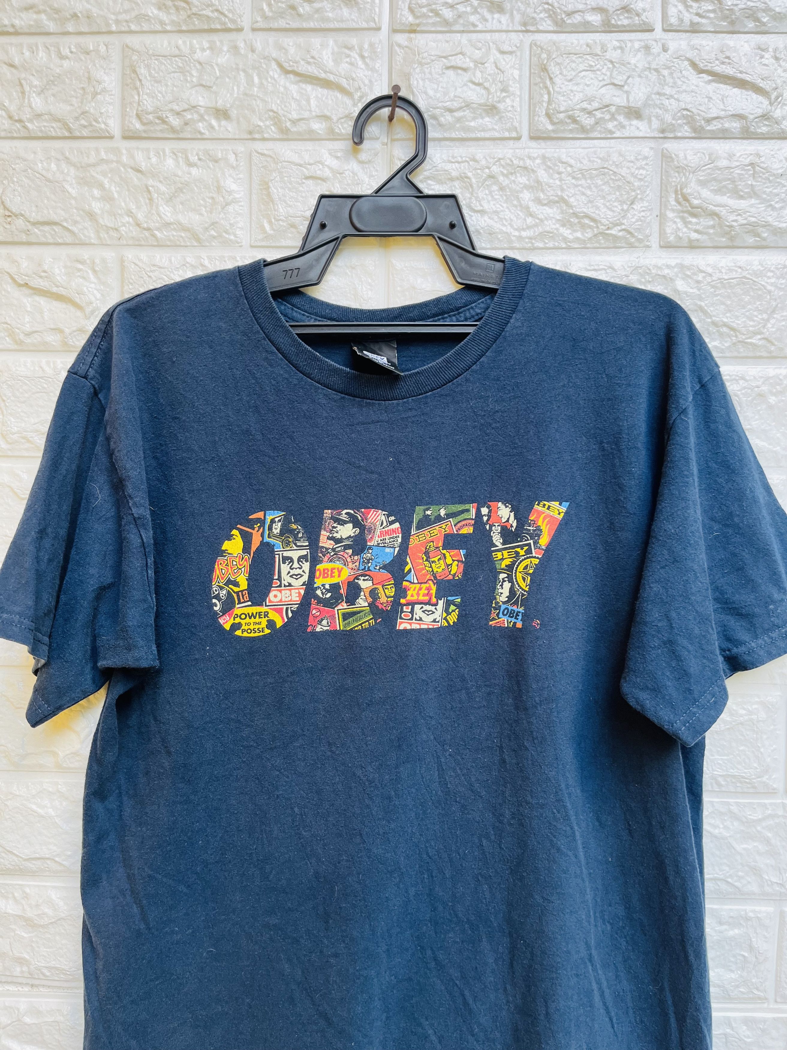Obey × Vintage Vintage Obey Streetwear Japanese Designer Fashion Style Size US L / EU 52-54 / 3 - 3 Thumbnail