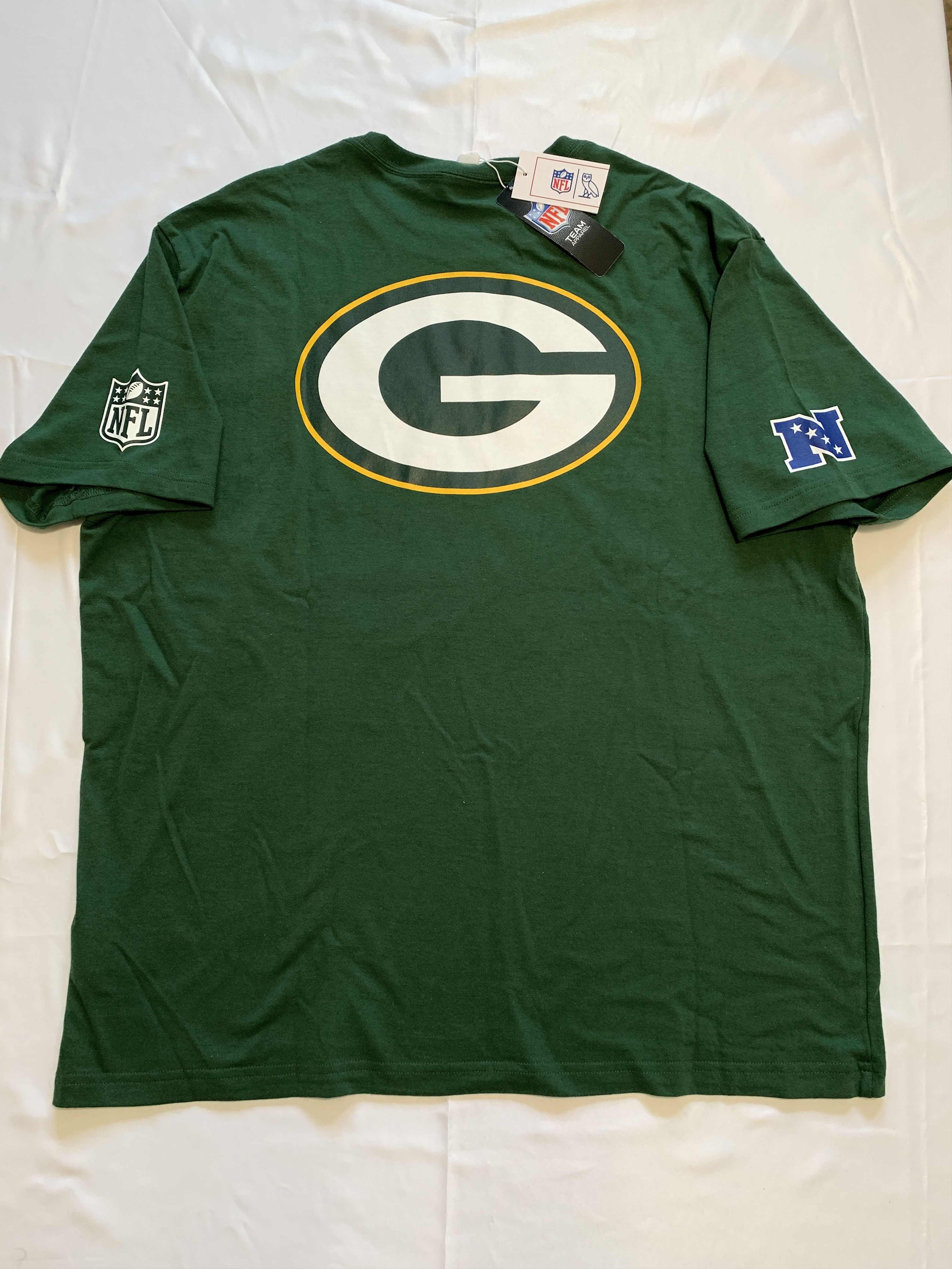 Drake *RARE* OVO x NFL Green Bay Packers OG Owl T-Shirt Size US XXL / EU 58 / 5 - 10 Thumbnail