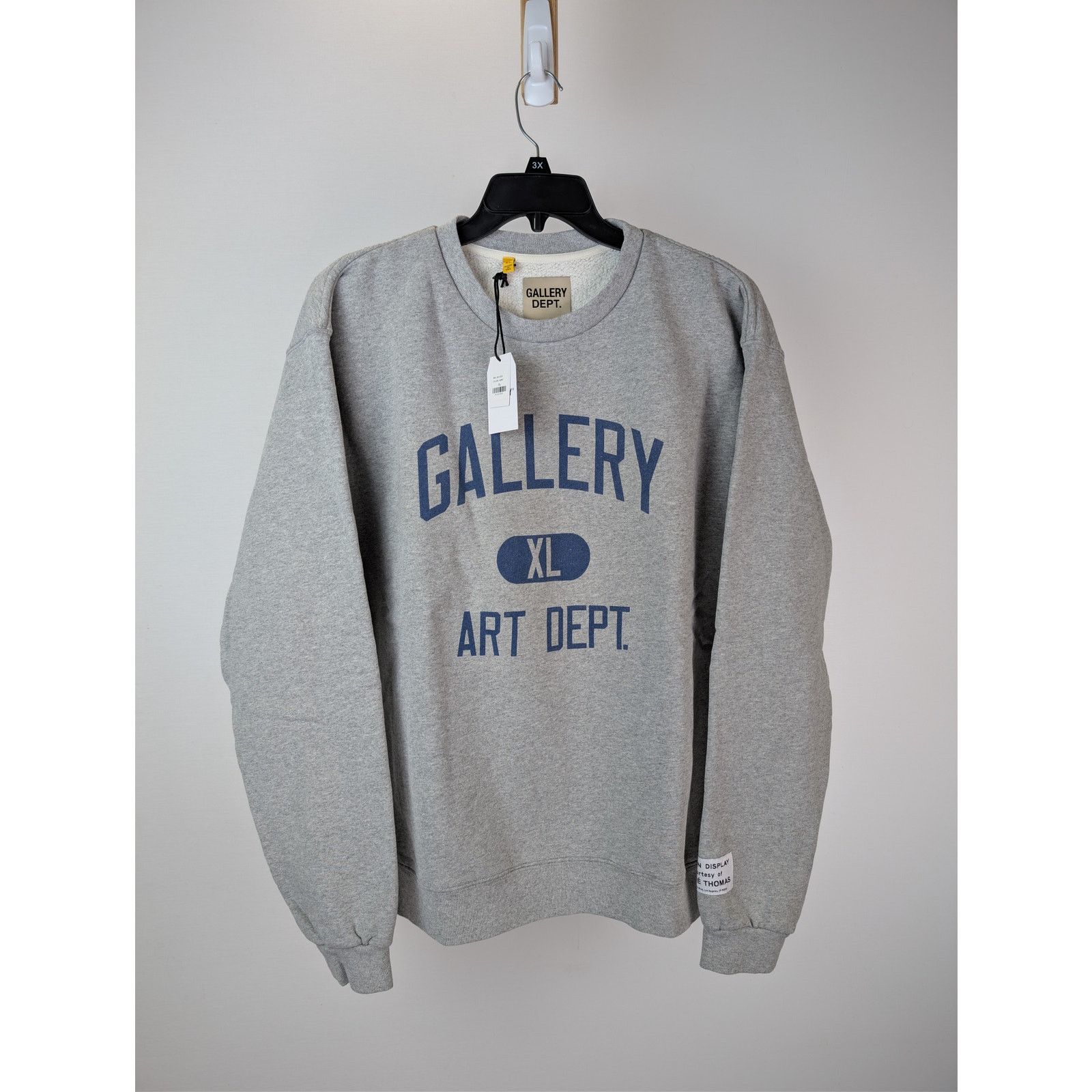 Gallery Dept. o1rshd1 Q:2 / Logo Crewneck Sweater in Gray Size US XL / EU 56 / 4 - 1 Thumbnail