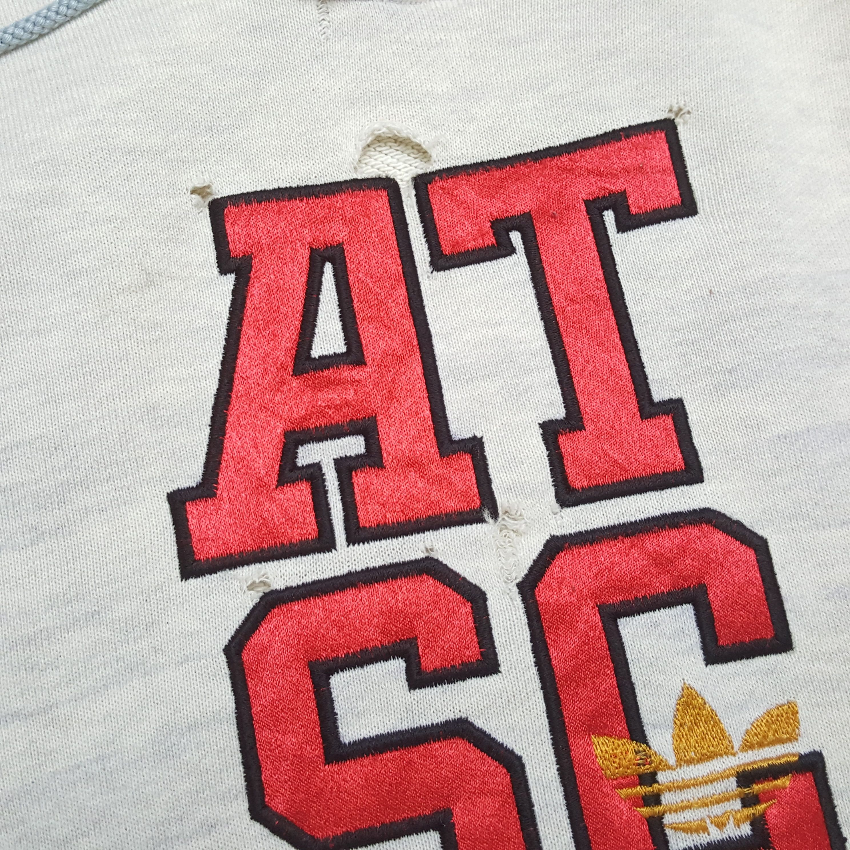 Adidas × Vintage ADIDAS ATSC Center Design Streetwear Style Hoodies Size US L / EU 52-54 / 3 - 10 Thumbnail
