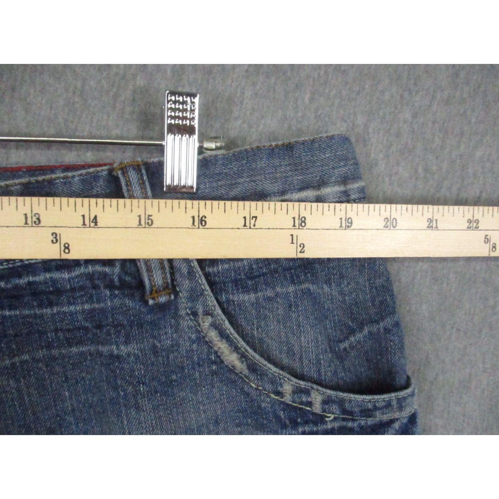 Sean John VINTAGE Sean John Jeans Mens 38x33 Blue Baggy Skater Y2k Wide Leg 90s Hip Hop Logo Mens Size US 38 / EU 54 - 4 Thumbnail