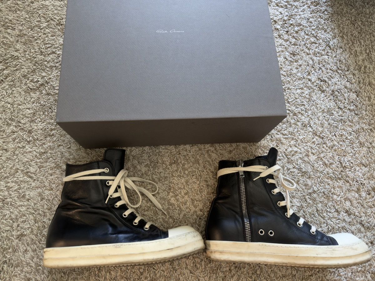 Rick Owens Leather Mainline Ramones Size US 8 / EU 41 - 1 Thumbnail