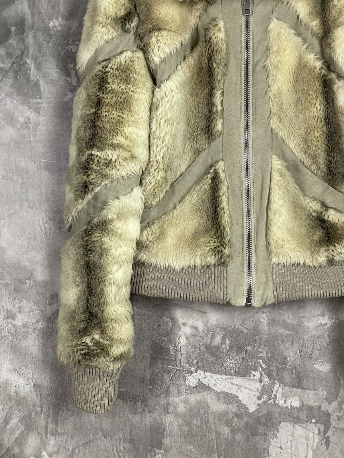 20471120 × If Six Was Nine VINTAGE CROPPED AMAZING FAUX FUR JACKET OPIUM STYLE Size M / US 6-8 / IT 42-44 - 6 Thumbnail