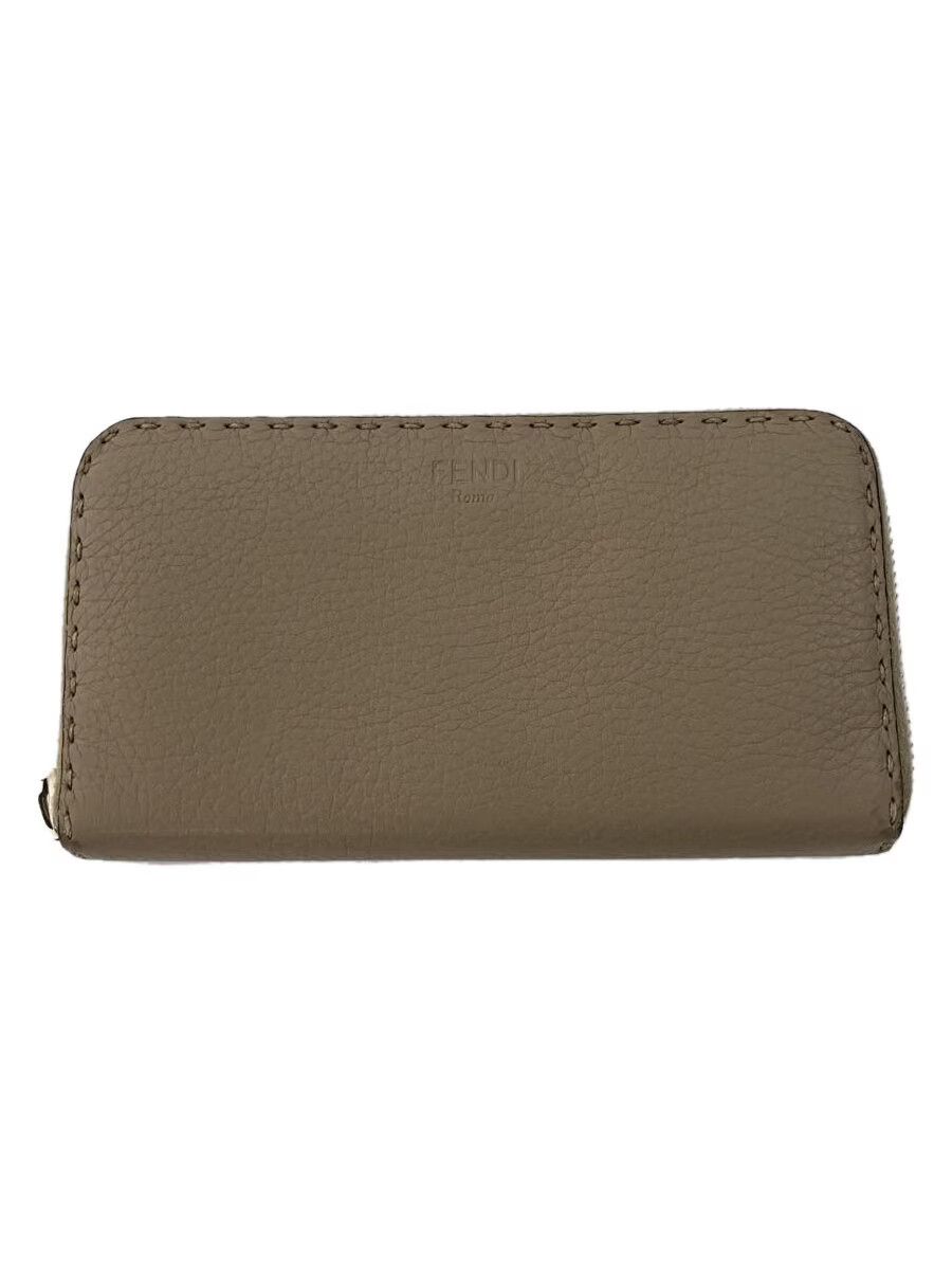 Fendi Fendi Leather Long Wallet Cream Size ONE SIZE - 1 Thumbnail