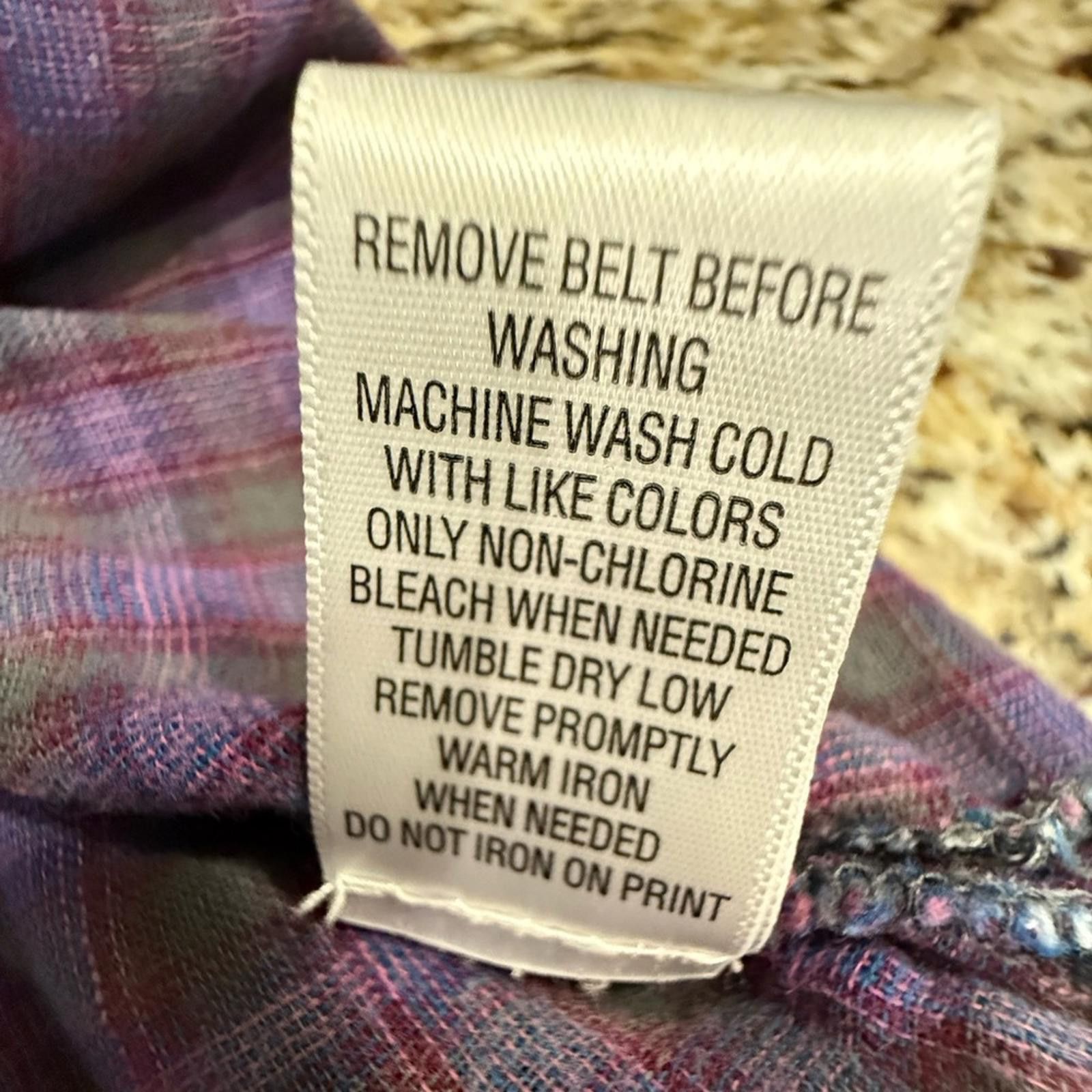 Converse Converse One Star fleece plaid ruffled tunic top SZ M Size M / US 6-8 / IT 42-44 - 10 Thumbnail