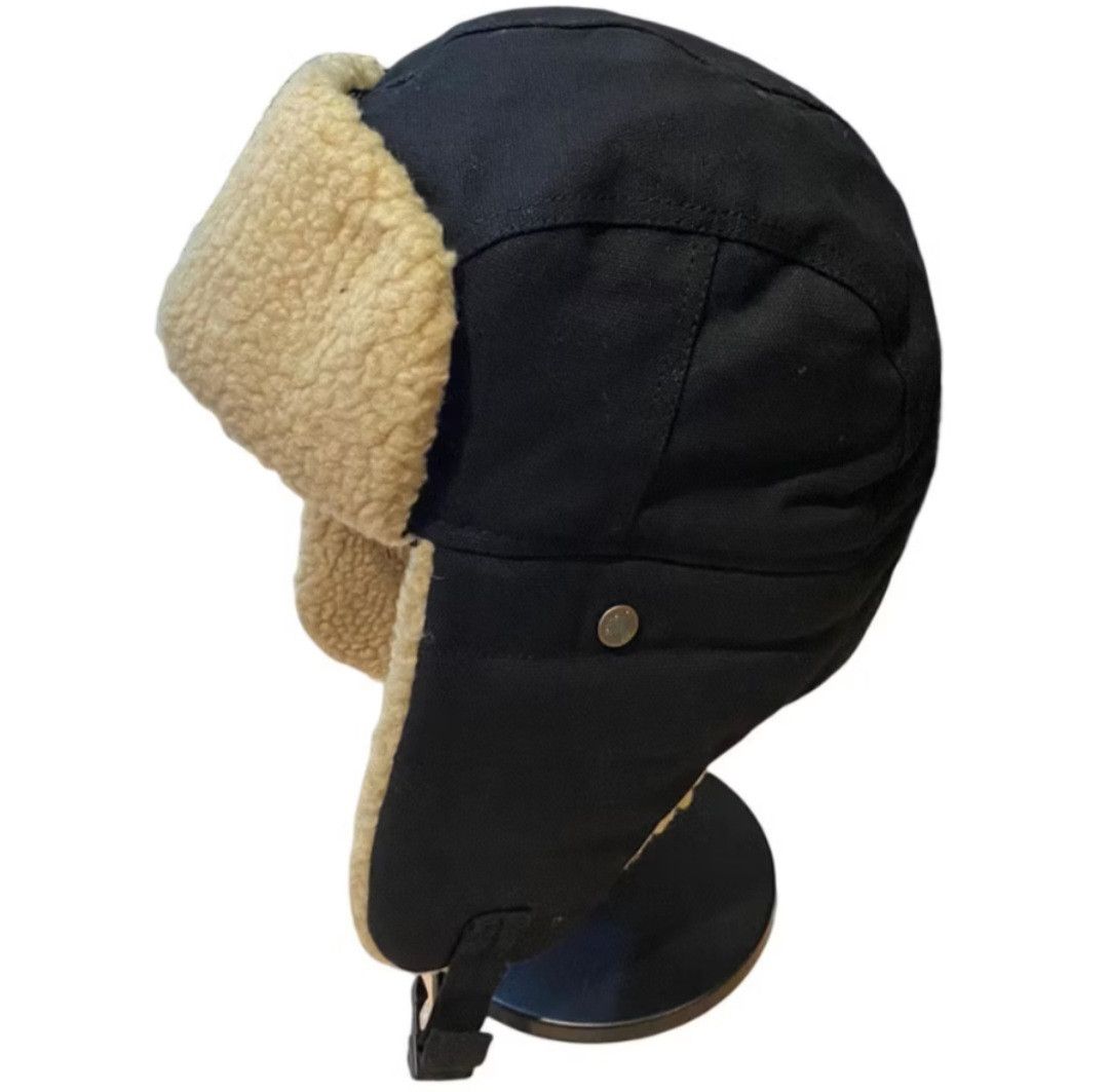 PPFM 💥Aviator cap black windproof bomber hat Size ONE SIZE - 1 Preview