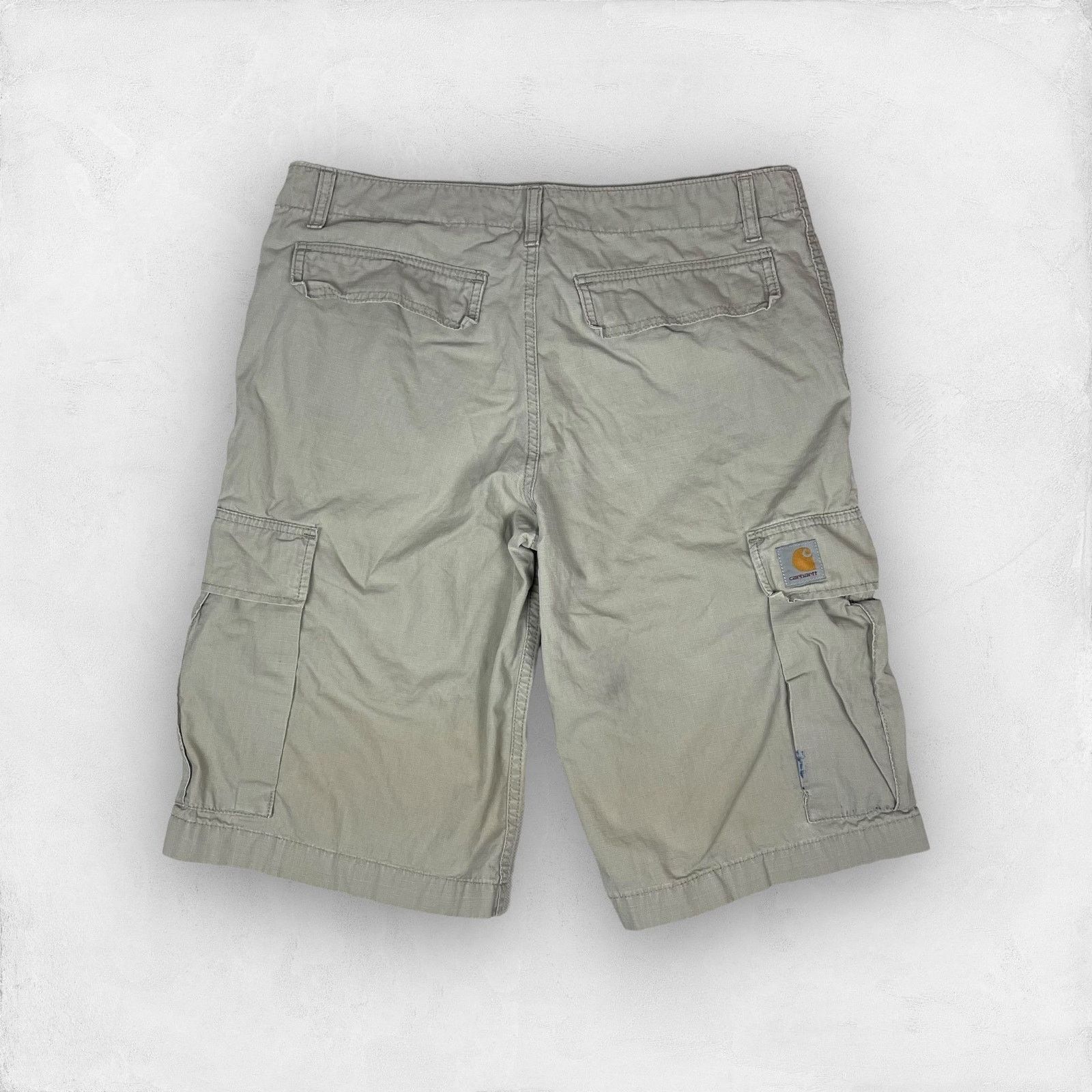 Carhartt × Vintage Carhartt Men's white Cotton Low Rise Cargo Bermuda Shorts 32 Size US 32 / EU 48 - 1 Thumbnail