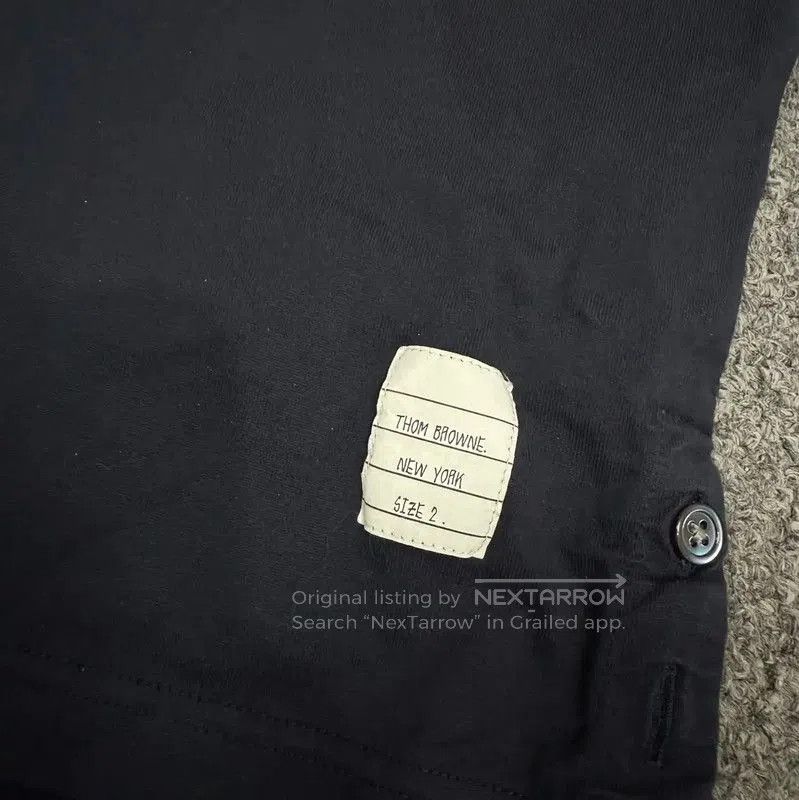 Thom Browne Thom Browne Men's Blue Cotton T-Shirt . Size US M / EU 48-50 / 2 - 3 Thumbnail