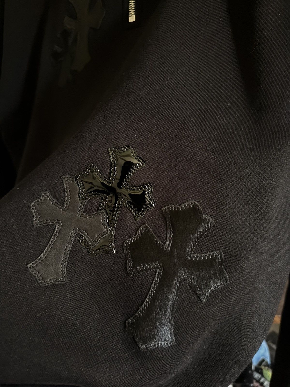 Chrome Hearts Chrome Hearts Quarter Zip Cross Patch Size US XS / EU 42 / 0 - 2 Thumbnail