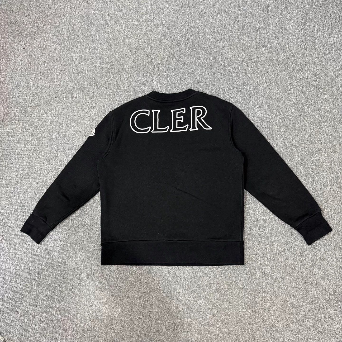 Moncler Moncler black logo sweatshirt S Size US M / EU 48-50 / 2 - 2 Thumbnail